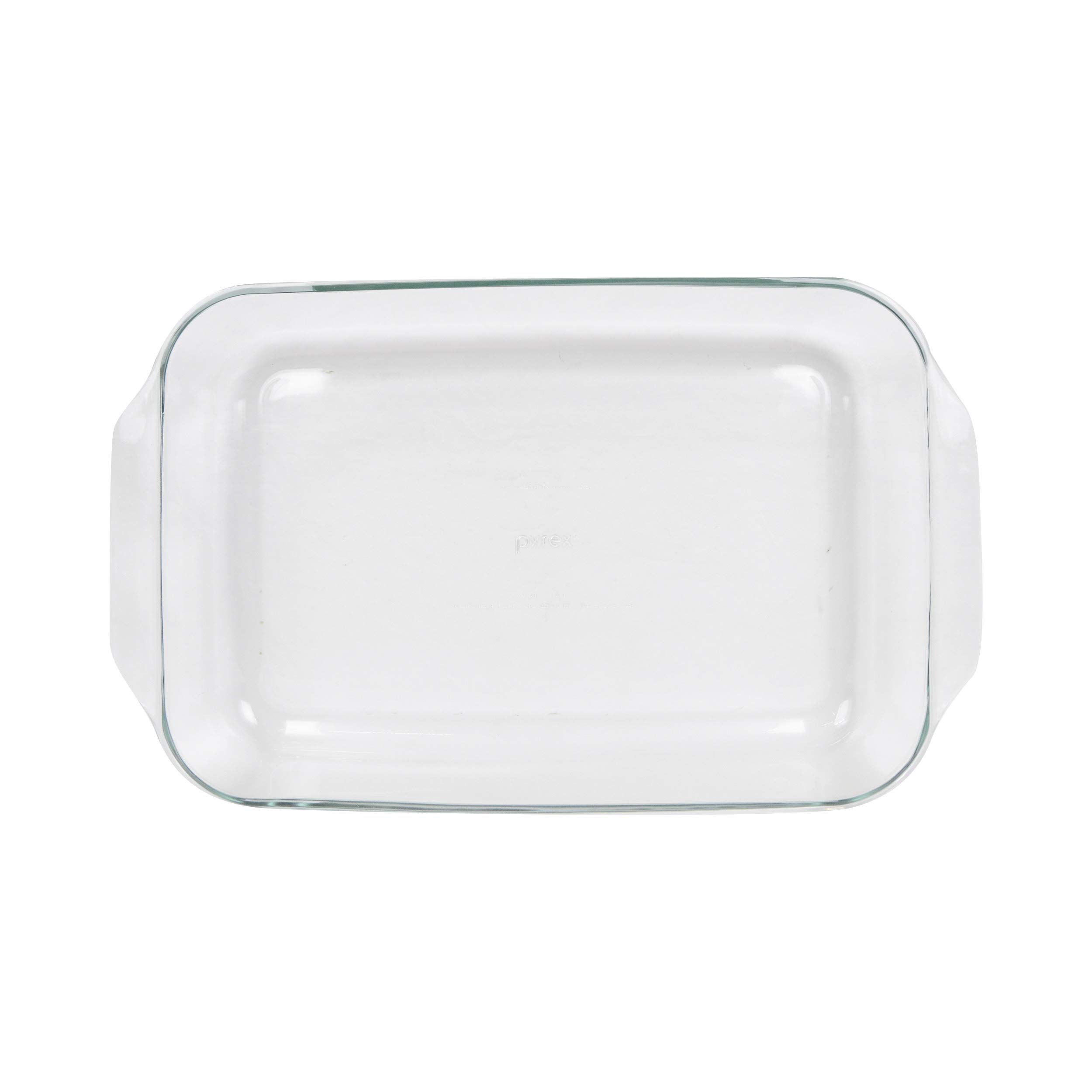 Pyrex 4-Piece 4.5L Basics Oblong Glass Baking Dish Set with 4 Red Lids - Made in USA - Perfect for Casseroles, Lasagna & Meal Prep
