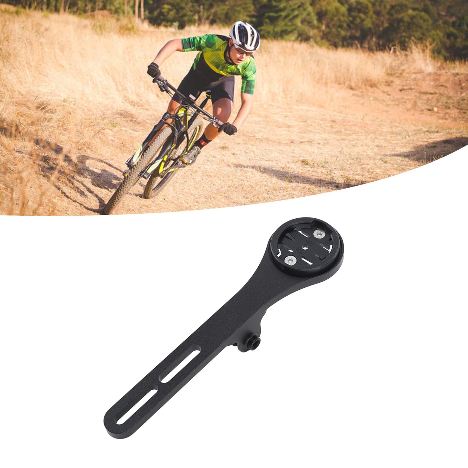 Premium Aluminum Alloy Bike Computer Holder - Universal Bicycle GPS Mount for Road Bikes, MTB & Commuter Cycling - Perfect for Training, Racing & Outdoor Adventures