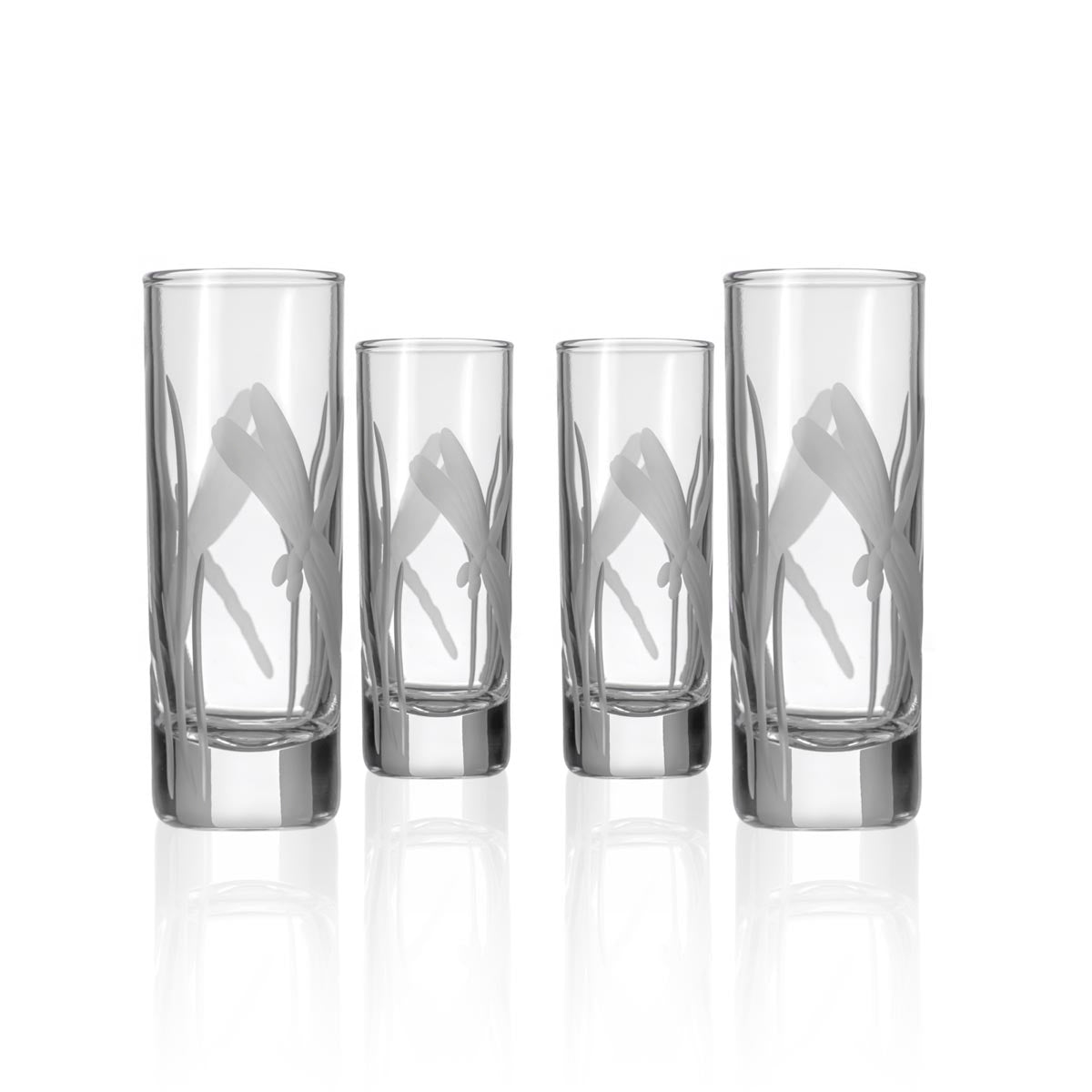 Dragonfly 2.5oz Cordial Shot Glasses - Set of 12 | Perfect for Cocktails, Parties, and Home Bar Accessories