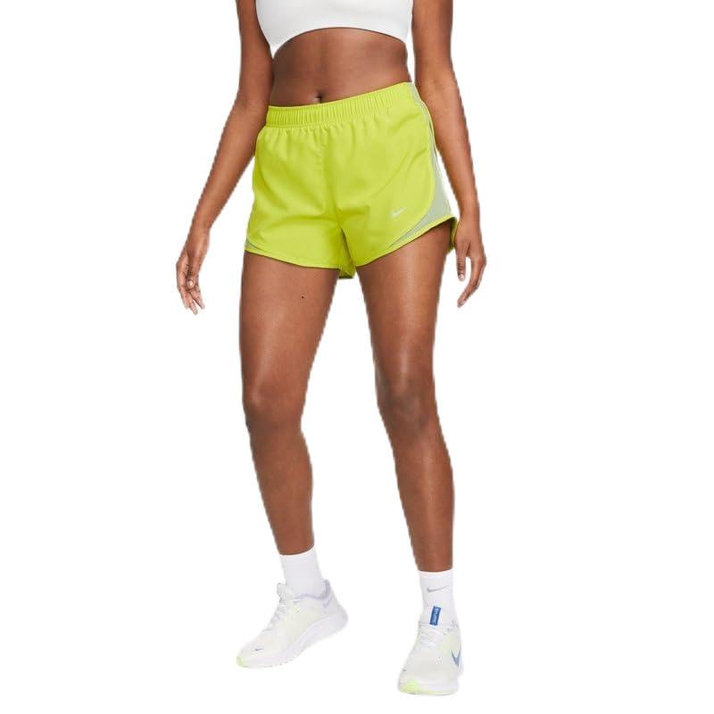 Nike Women's Tempo Pace Running Shorts 2.0 - Lightweight Workout Shorts for Women, Breathable & Quick-Dry, US Size Small, Alpha Fit, Bright Cactus Green - Perfect for Running, Gym & Yoga