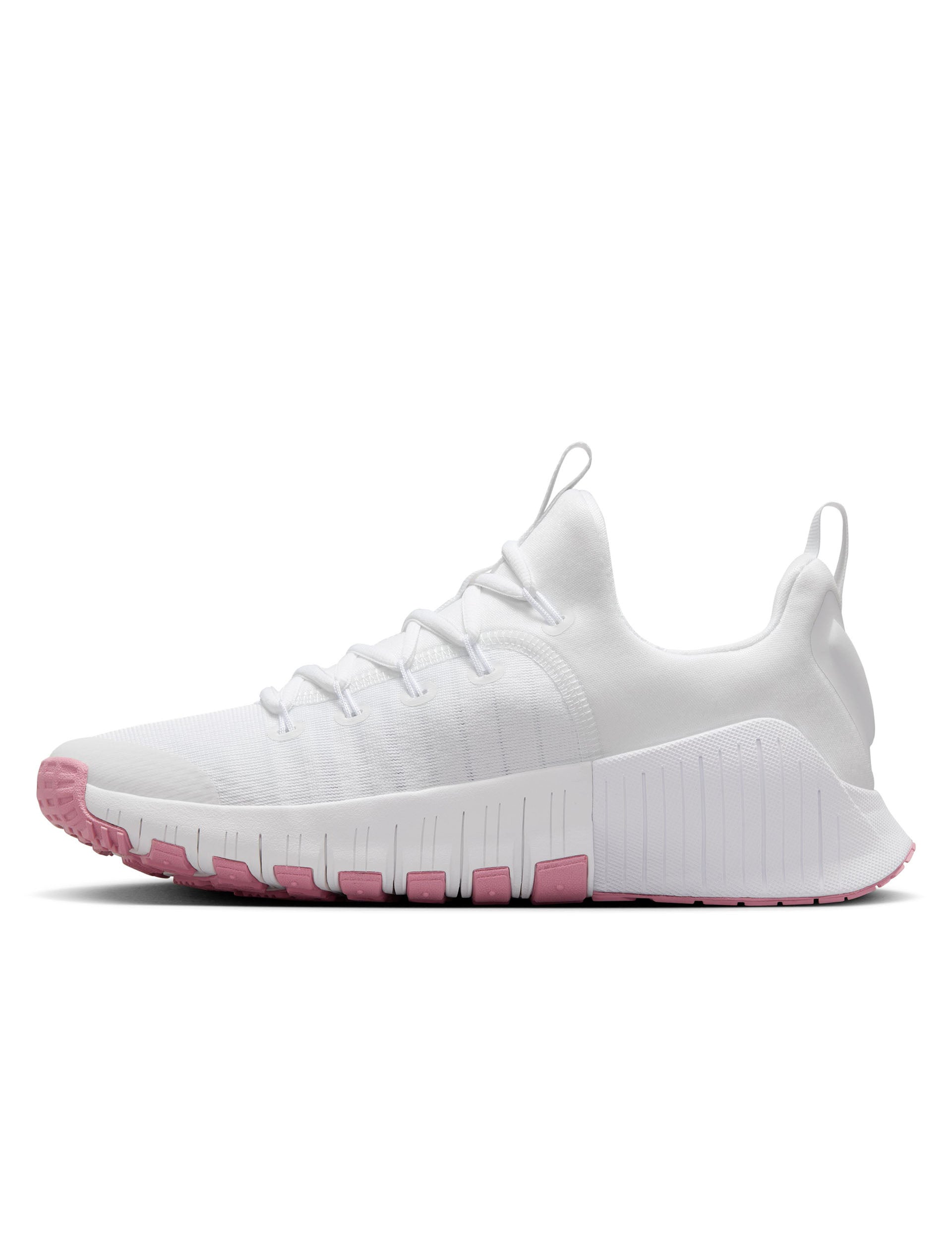 Nike Free Metcon 6 Training Shoes - White/Elemental Pink | CrossFit, Gym & Workout Shoes for Men & Women | Perfect for Weightlifting, HIIT & Functional Training