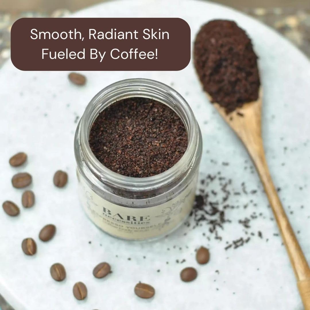 Espresso Yourself Coffee Body Scrub - Exfoliating Tan Removal Body Wash for Soft & Smooth Skin | 90g | Perfect for Post-Shower Exfoliation & Pre-Self Care Routine