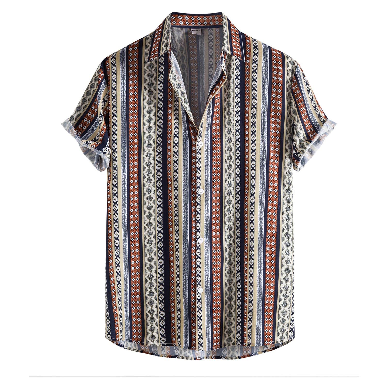 Vintage Men's Henley Shirts & Button-Up Tops - Stylish Crop T-Shirts & Work Shirts for Men | Casual Wear, Office Outfits & Outdoor Activities