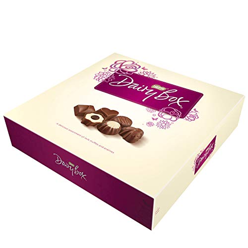 Nestlé Dairy Box Assorted Chocolate Candy 180g (6.35oz) - Premium Chocolate Gift Box for Holidays, Parties & Corporate Events