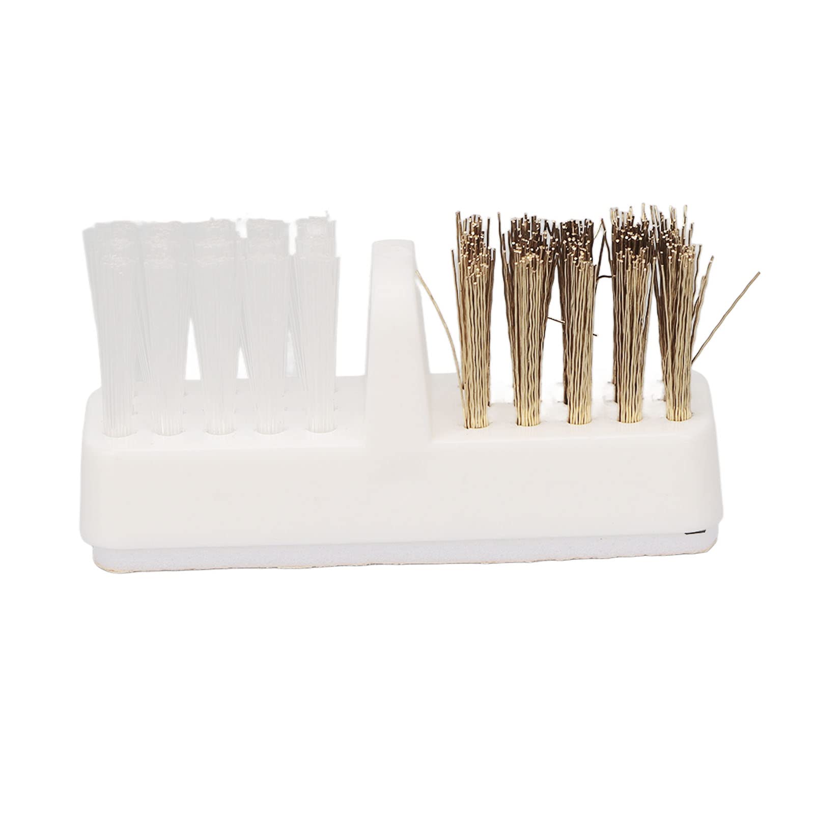 Professional Nail Cleaning Brush for Manicure & Pedicure - Soft & Hard Bristles for Salon & DIY Nail Art - Portable Nail Polish Brush with Transparent Storage Case (Yellow) - Perfect for Home, Salon & Travel Nail Care