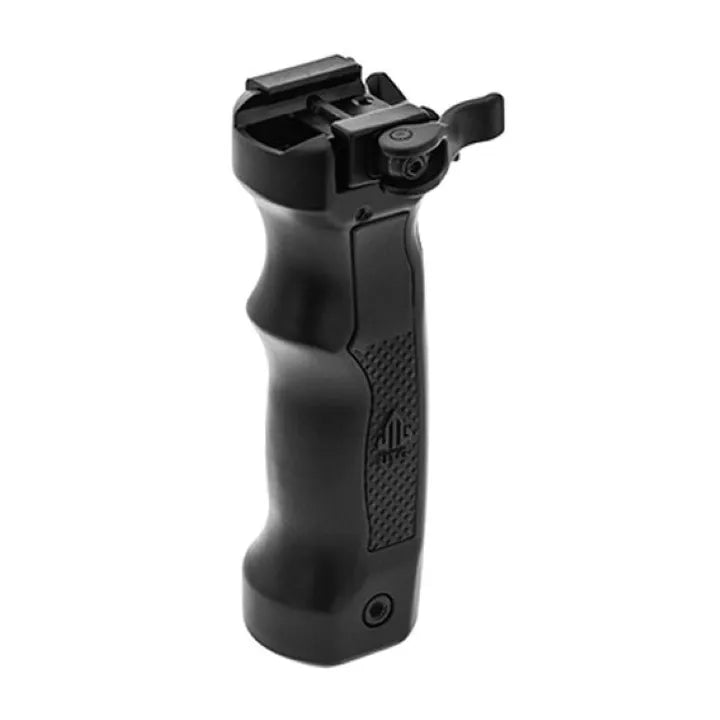 Leapers UTG Pistol Grip with Collapsible Internal Bipod - Tactical Shooting Accessory for Hunting & Range Practice