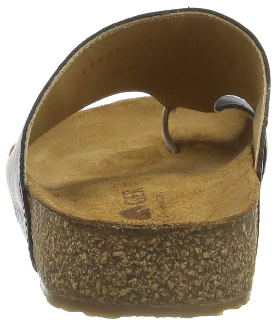 HAFLINGER Women's Comfortable Flip Flop Sandals - Soft Cork Footbed, Arch Support - Perfect for Beach, Pool, Spa & Summer Casual Wear