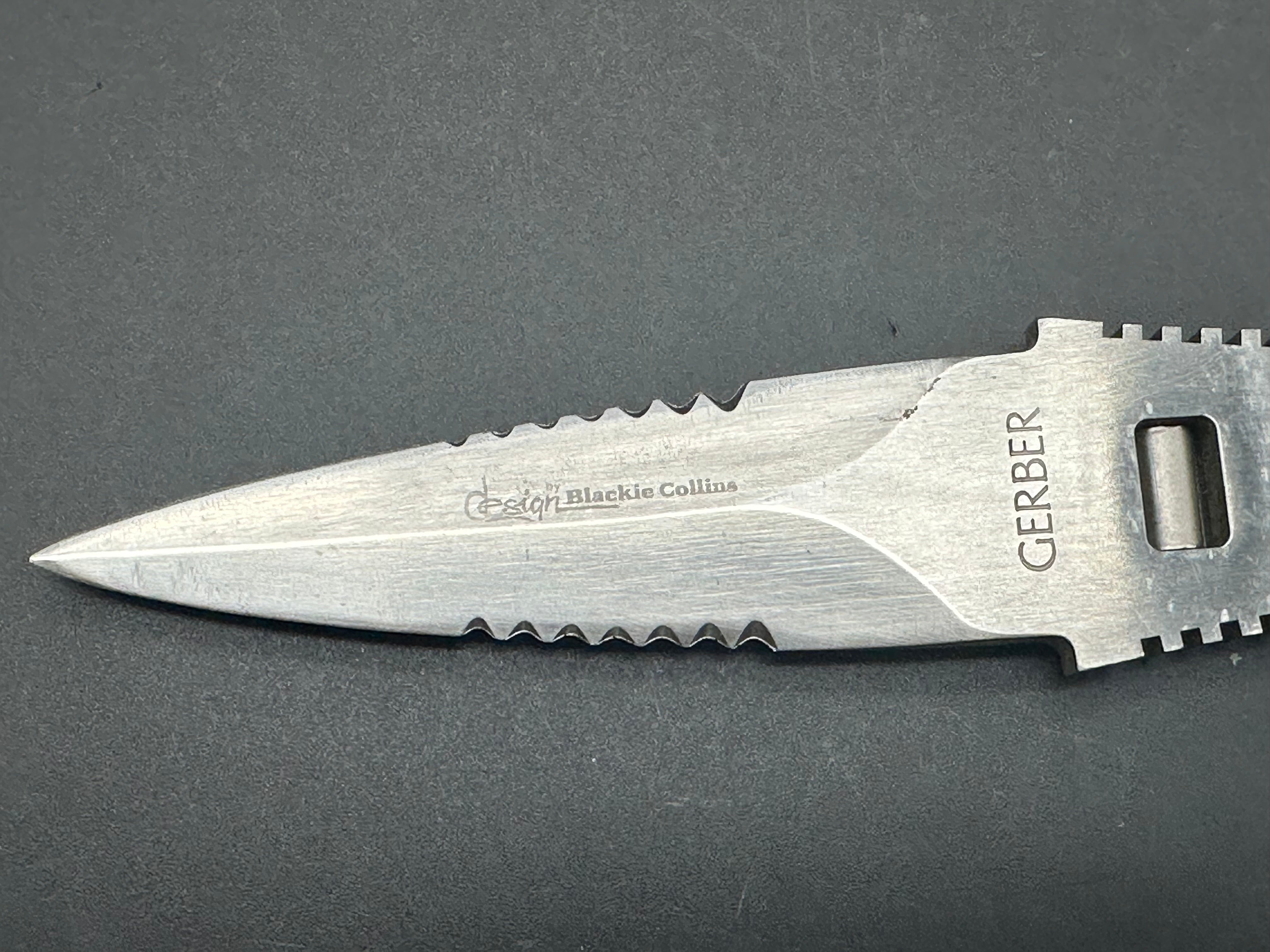 Vintage Gerber Blackie Collins River Master Knife - Made in USA - Perfect for Camping, Fishing & Outdoor Adventures