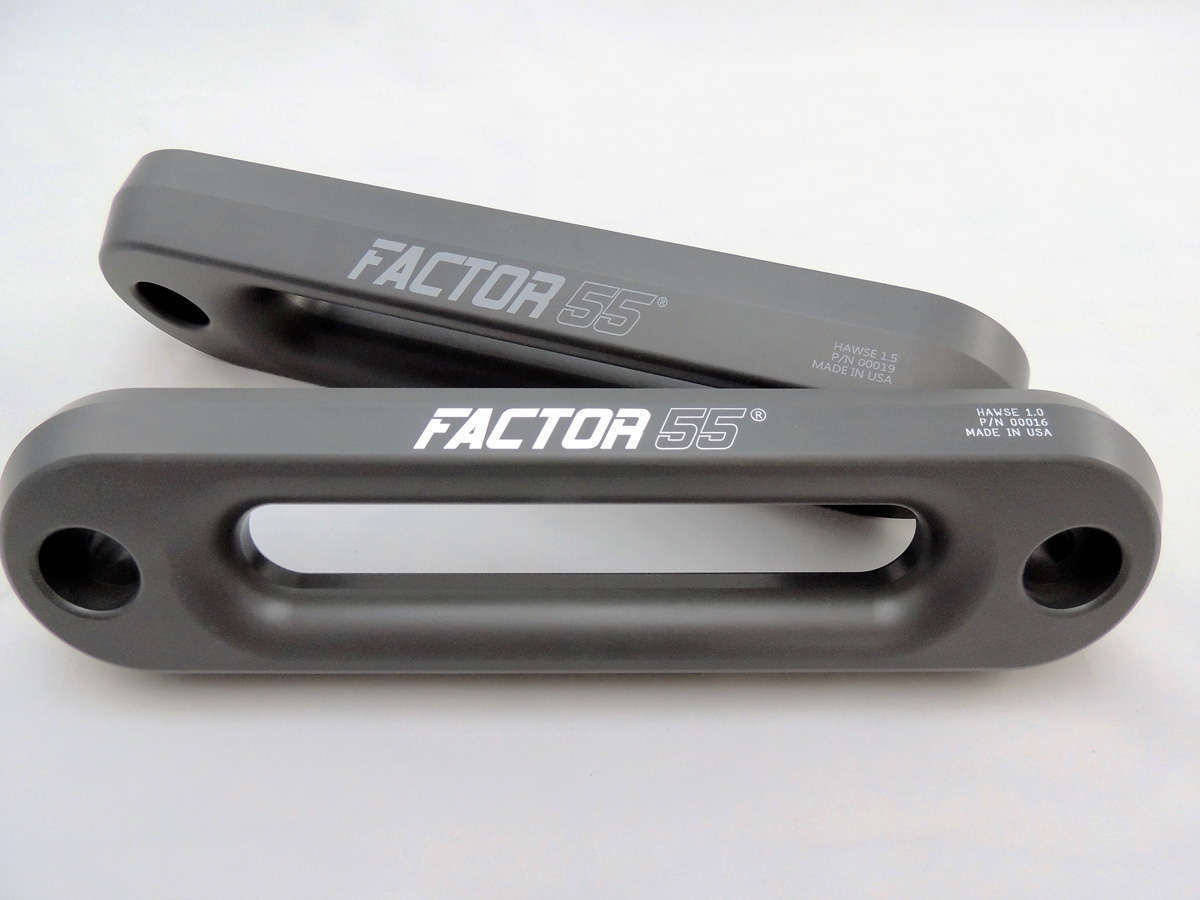 Factor 55 Hawse Fairlead - Heavy Duty Synthetic Rope Fairlead for Off-Road Recovery | Perfect for Jeep, Truck & SUV Winches | Trail & Off-Road Adventure Essential