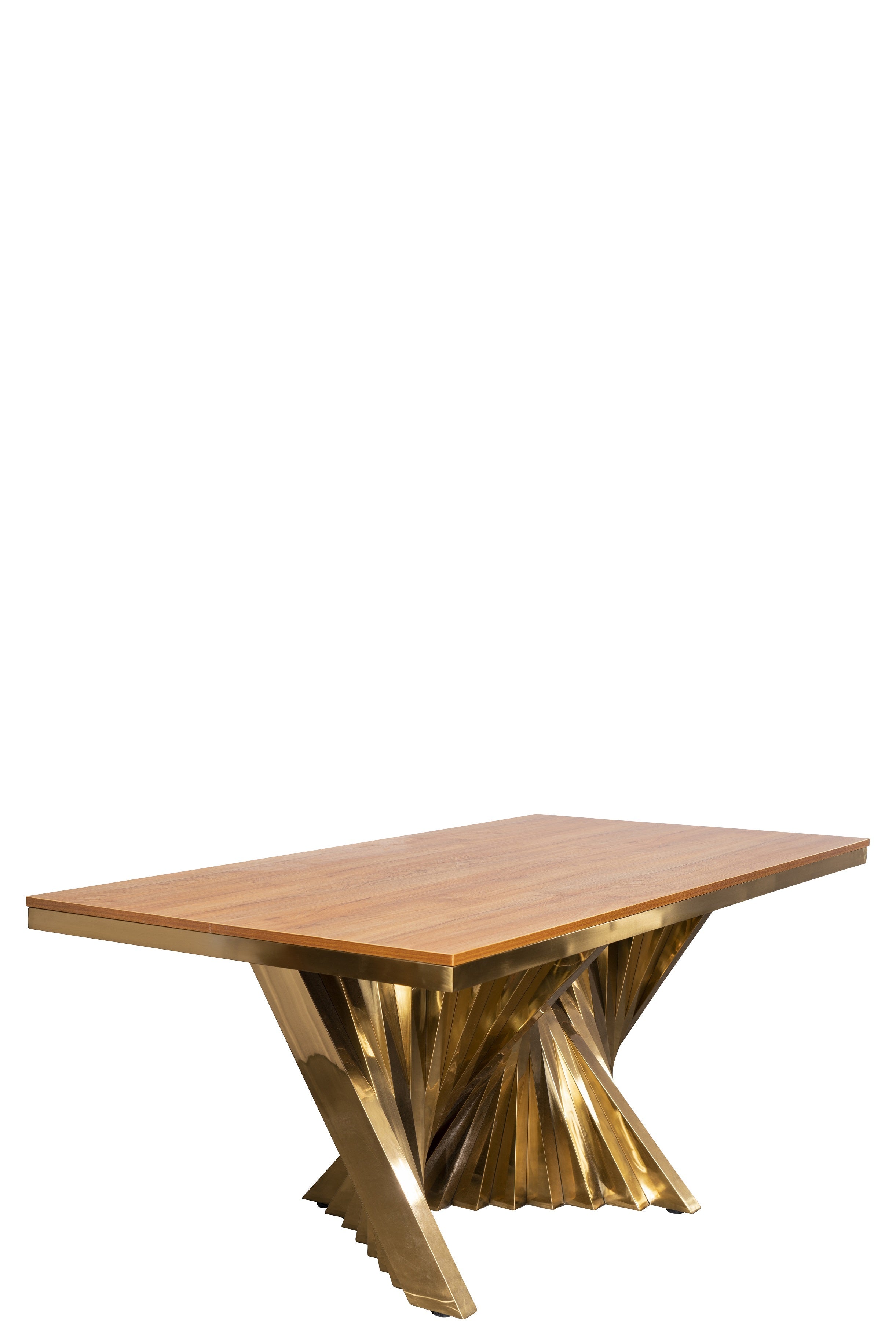 Rectangular Wooden Dining Table Set for 8 with Waterfall Edge - Perfect for Family Gatherings & Dinner Parties