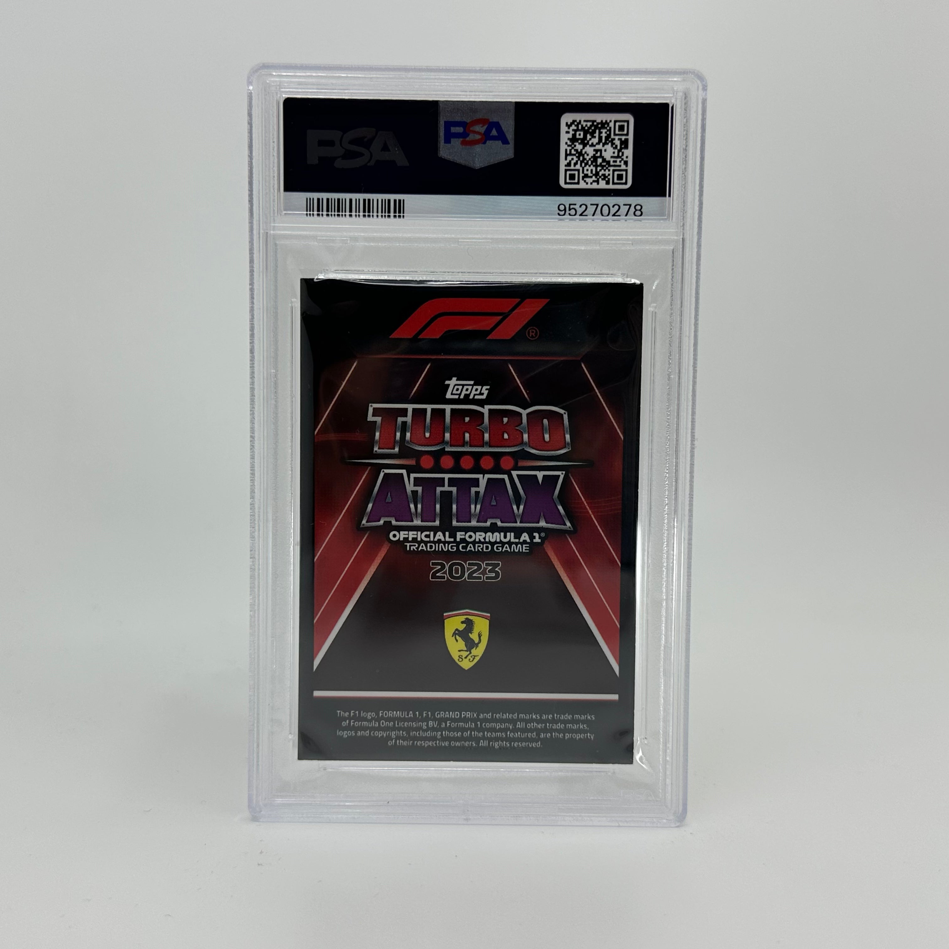 PSA 8 Graded Carlos Sainz #LE25PL Platinum Limited Edition F1 Racing Card - Perfect for Collectors, Investors & Motorsport Fans