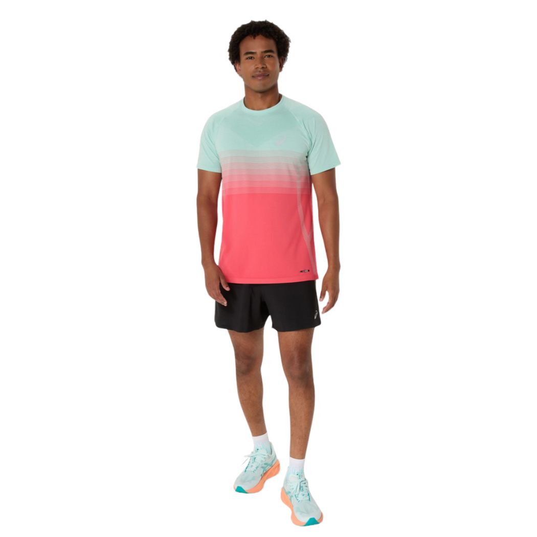 ASICS Seamless Men's Running T-Shirt - Lightweight Quick-Dry Workout Top for Gym, Jogging & Athletic Training