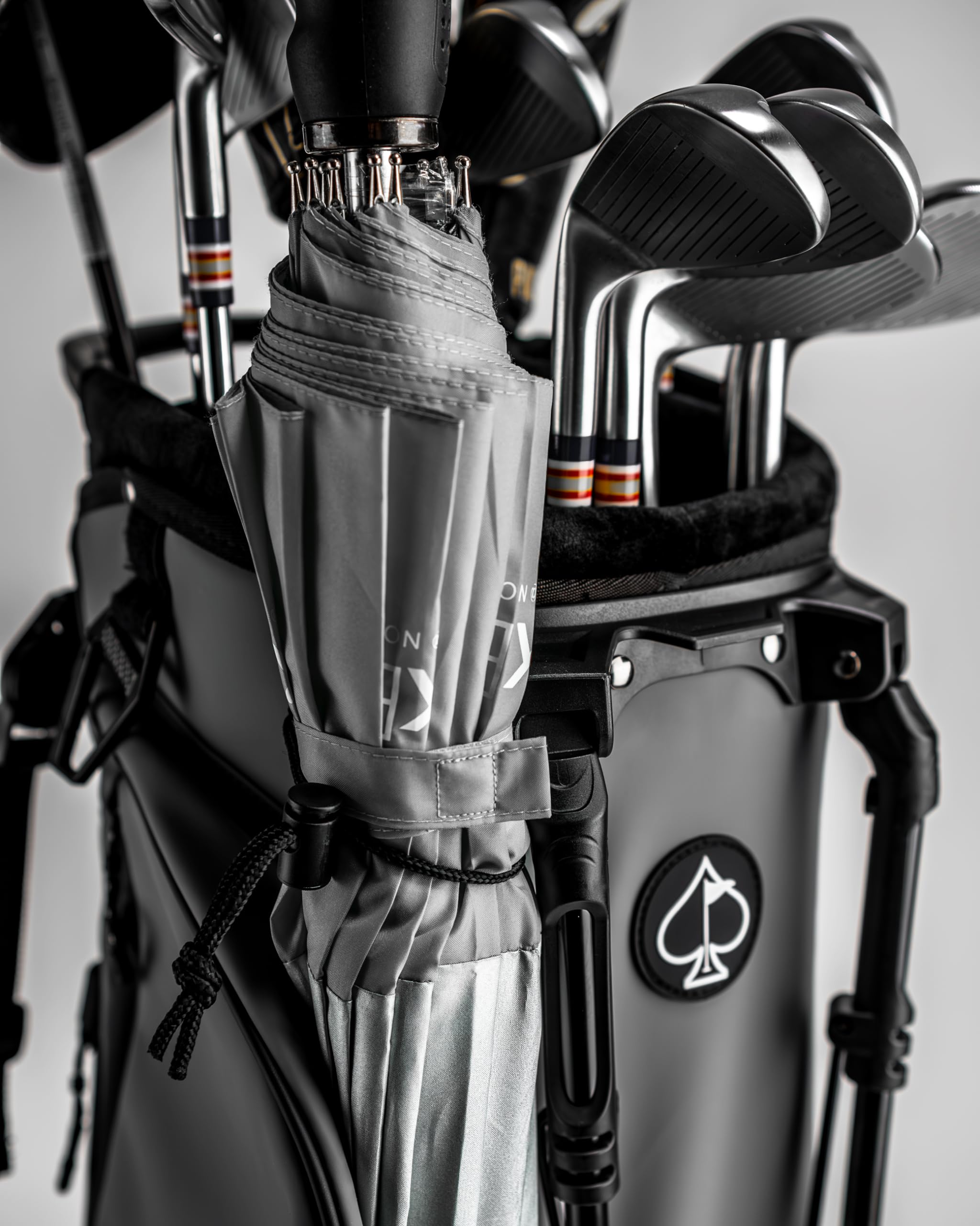 Pins & Aces Premium Lightweight Stand Golf Bag - Velvet-Lined 5-Way Club Divider System - Perfect for Tournaments & Practice Rounds