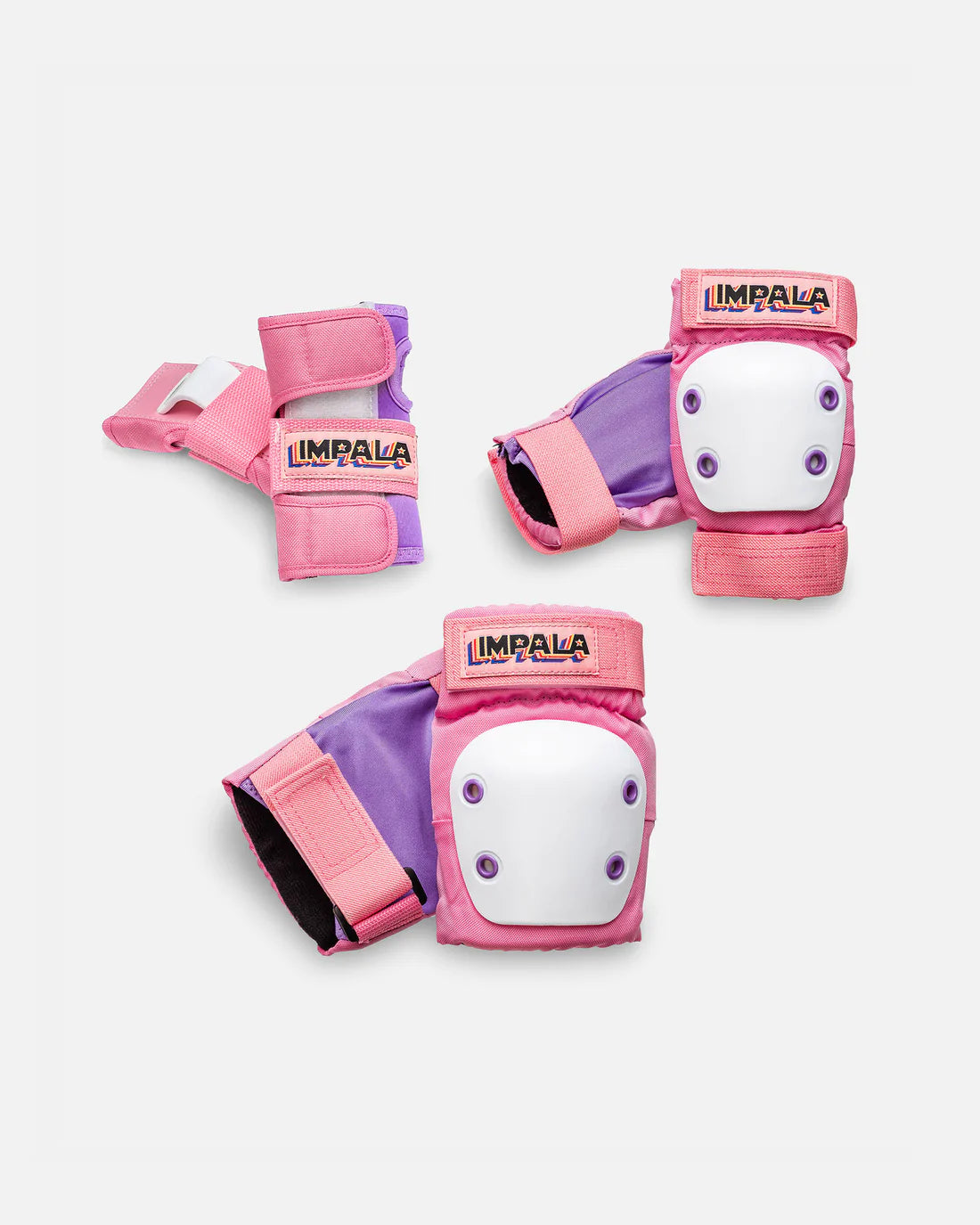Impala Protective Pack Pink for Kids - Durable Safety Gear for Skateboarding, Scooter & Roller Skating - Perfect for Outdoor Play & Sports Activities