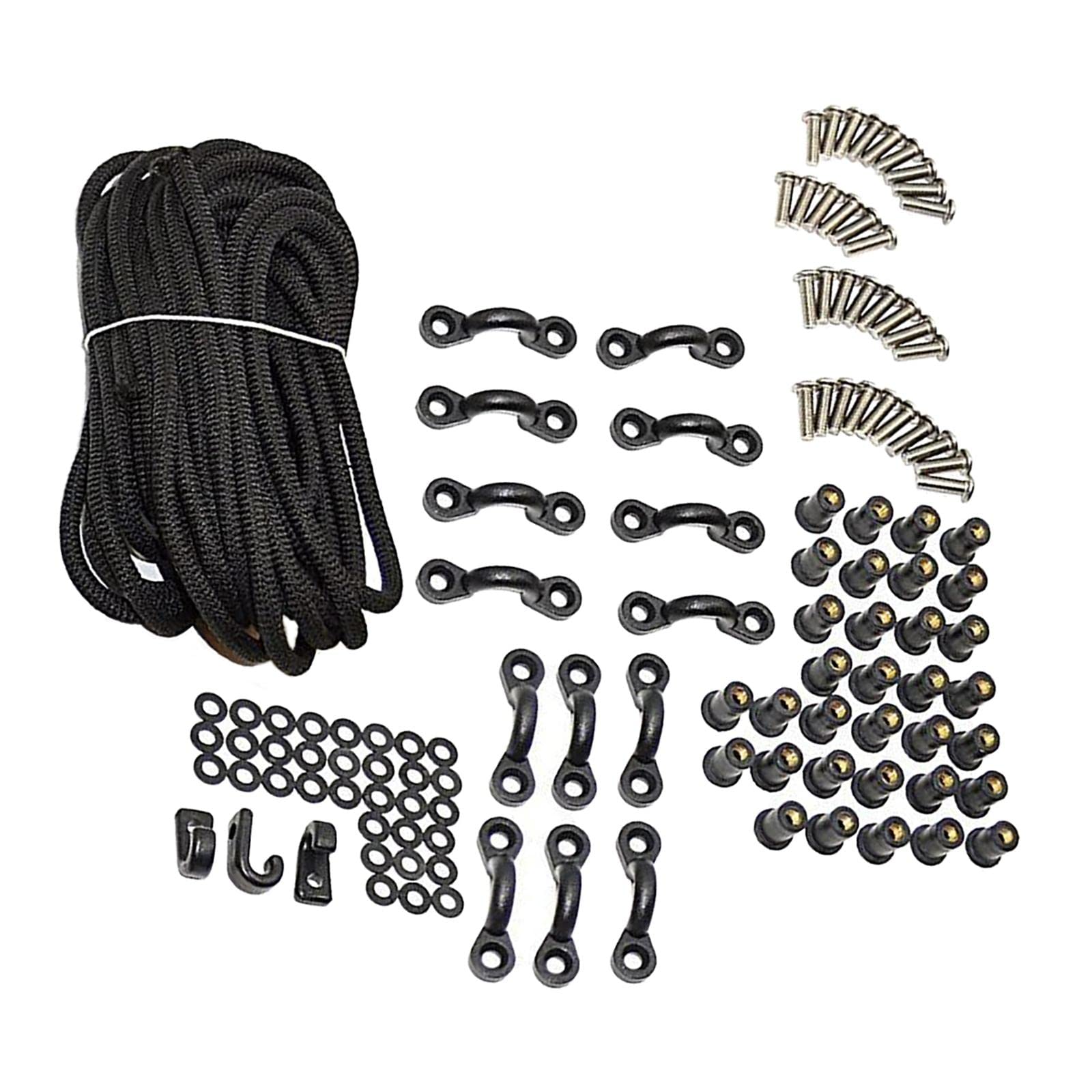 Simhoa Kayak Rigging Kit - Complete Kayak Accessories for Camping & Outdoor Enthusiasts | Waterproof Marine Grade Tools for Kayaking, Fishing & Paddle Sports