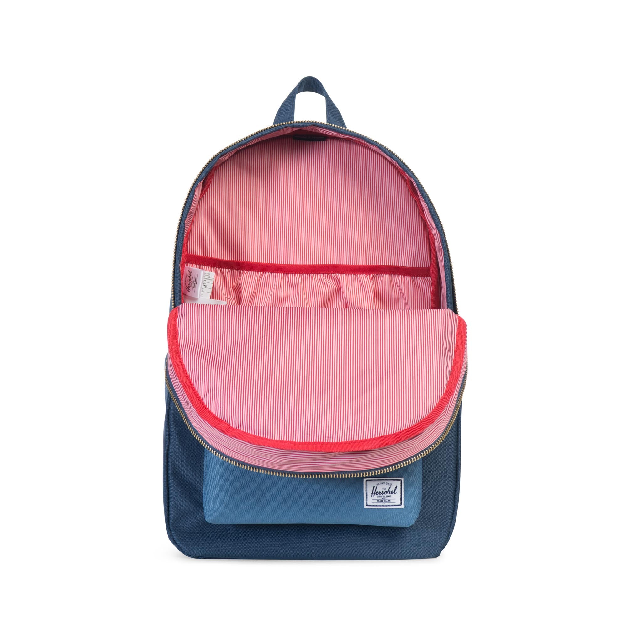 Herschel Settlement Backpack - Water-Resistant Laptop Backpack for Men & Women, Navy/Captain's Blue - Perfect for School, Work, Travel & Daily Commute