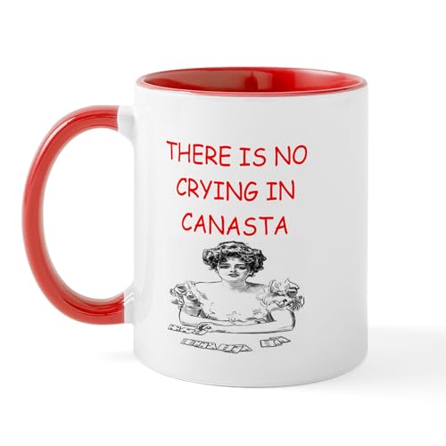 White/Red Inside - I Love Canasta Mug