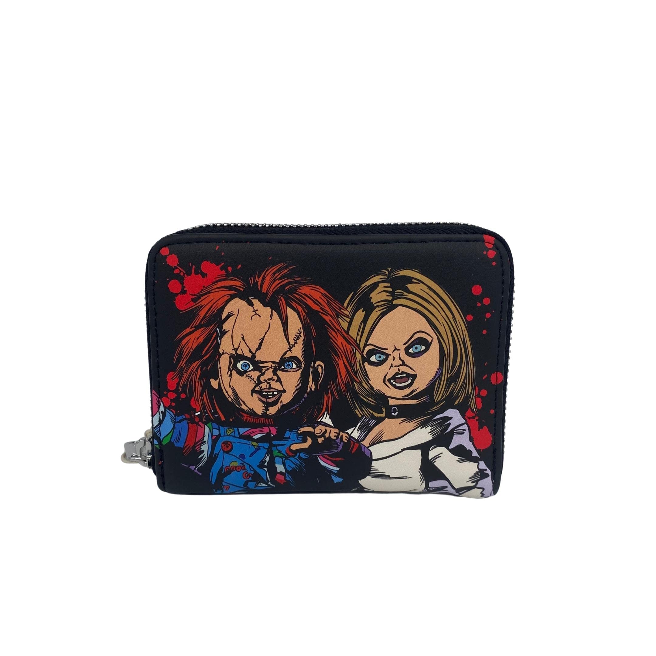 Bride of Chucky Zip Around Wallet - Horror Movie Inspired Collectible Wallet for Fans | Perfect for Halloween Costumes, Horror Conventions & Movie Merchandise Collectors