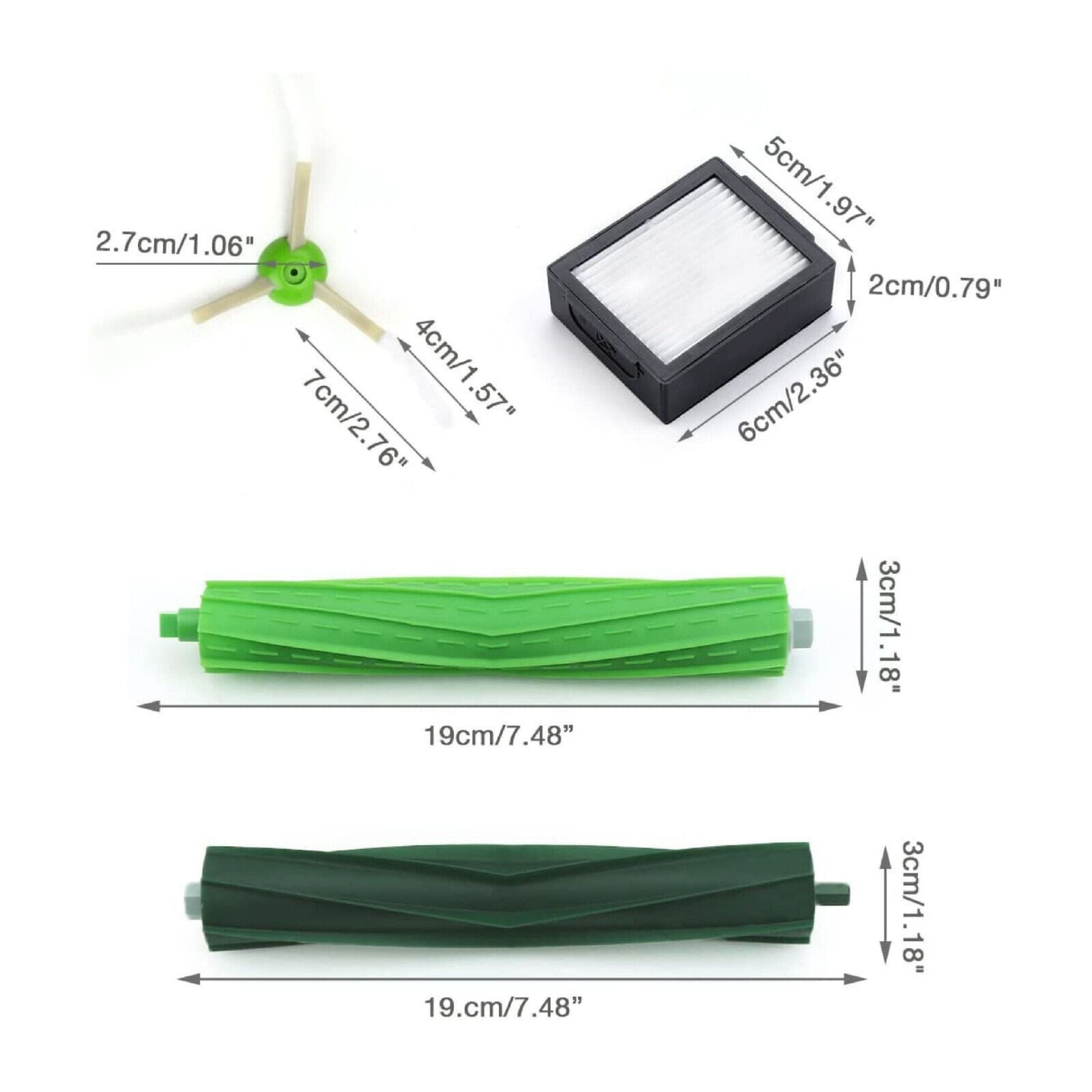 iRobot Roomba E, I & J Series Replenishment Kit - Genuine Replacement Parts for Vacuum Filters & Brushes | Perfect for Home Cleaning & Maintenance