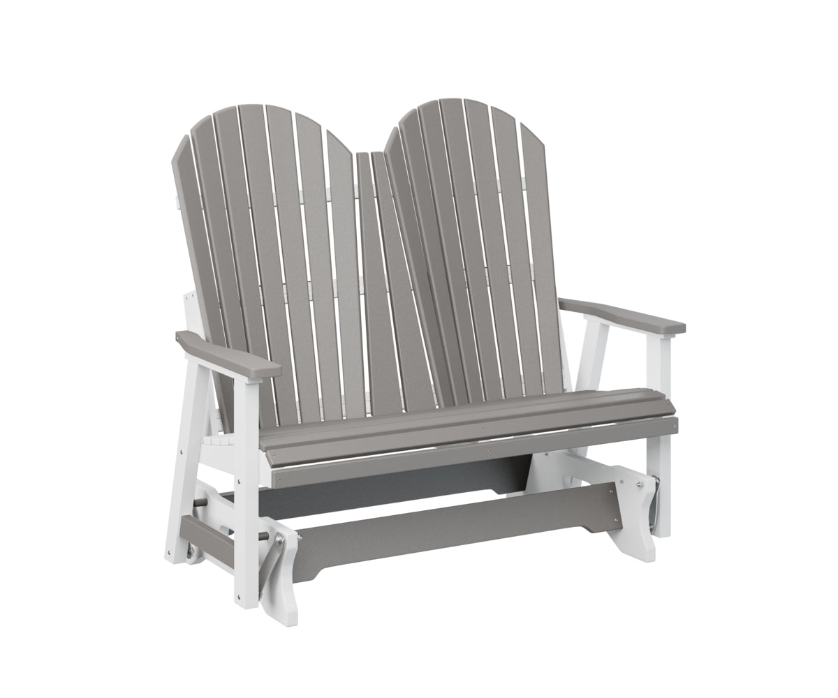 Berlin Gardens Comfo Back Double Glider - Outdoor Patio Swing Bench with Weather-Resistant Cushions - Perfect for Porch, Garden, and Backyard Relaxation