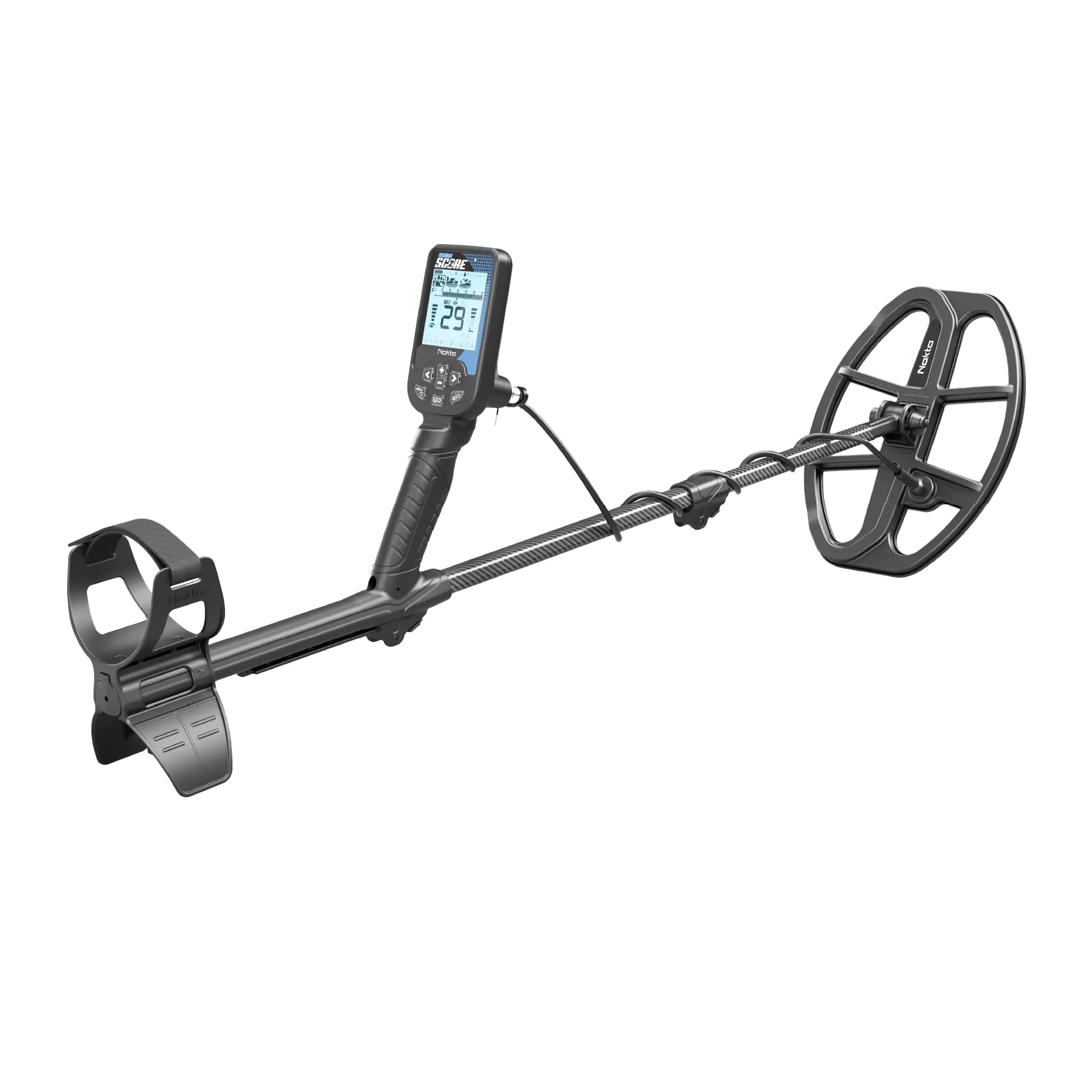 Nokta Double Score 2 SMF Waterproof Metal Detector with Bluetooth Headphones & Premium Digger - Perfect for Beach Hunting, Treasure Hunting & Outdoor Adventures