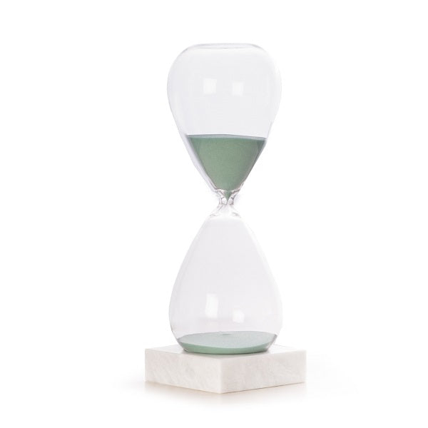 90 Minute Hand Blown Sand Timer - Premium Glass Hourglass for Time Management, Meditation & Classroom Activities - Perfect for Office, Yoga, and Study Sessions