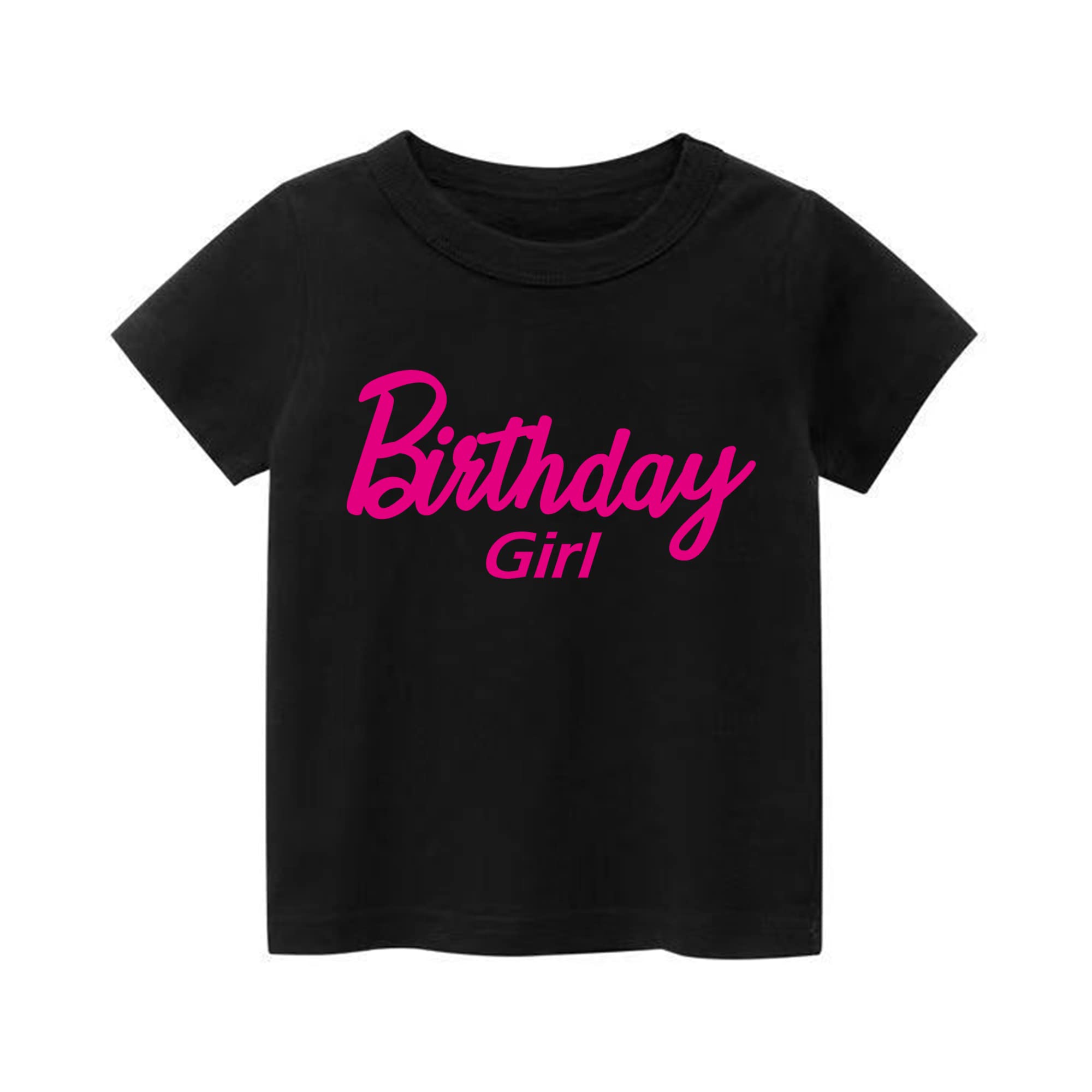 Pink Birthday Girl Outfit Set - Cute Tutu Skirt, Matching Shirt, Hair Bow & Satin Sash - Perfect for Girls Birthday Party, Photo Shoots & Special Celebrations