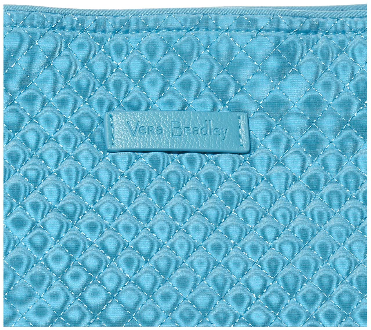 Vera Bradley Women's Microfiber Vera Tote Bag - Lightweight Travel & Work Purse for Women, Stylish Shoulder Bag for Office, Commute & Shopping