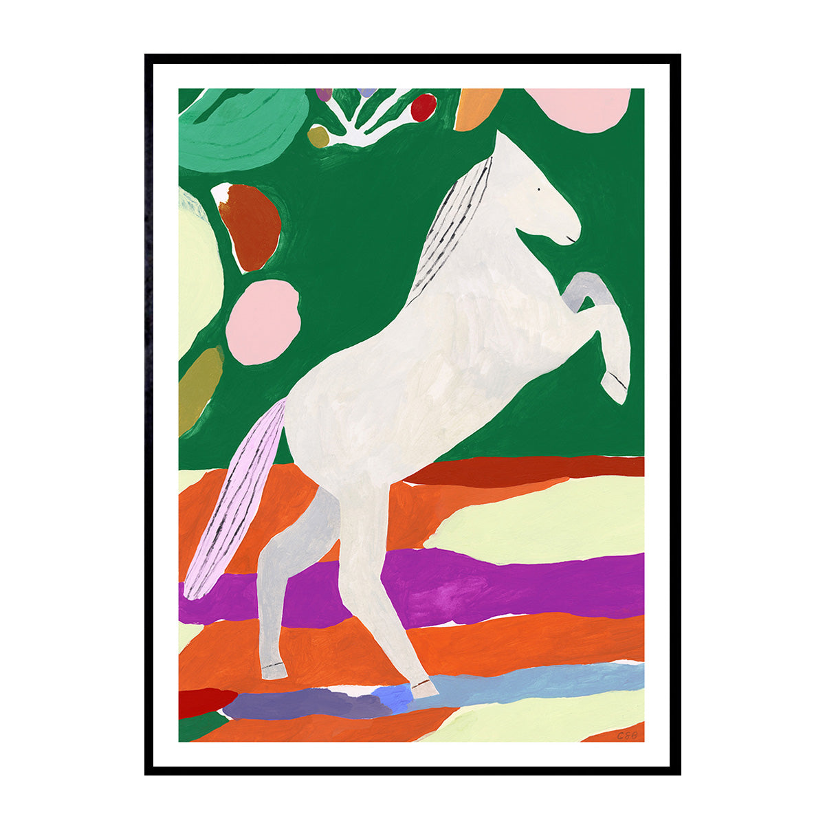 Premium Horse Art Print - Elegant Wall Decor for Living Room, Bedroom & Office | The Poster Club