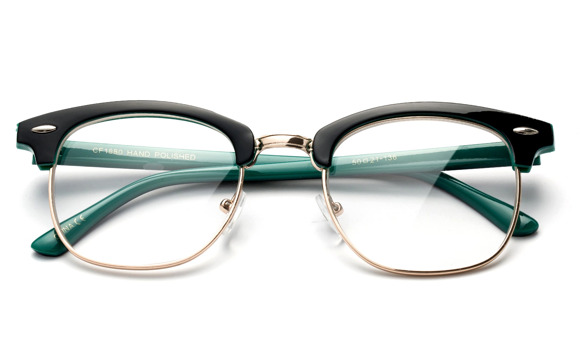 Vintage Horn Rimmed Reading Glasses for Men with Case - Perfect for Reading & Style