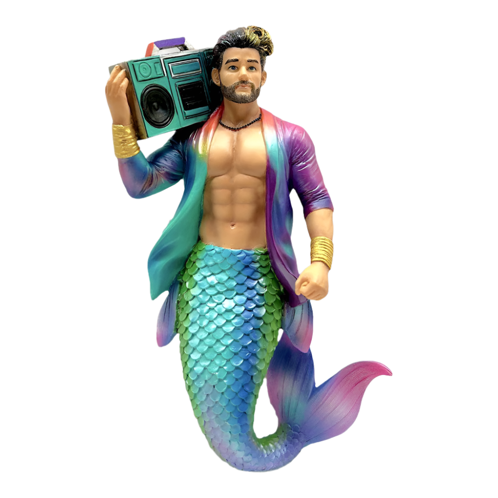 Big Booming Box Merman Collectible Action Figure - Limited Edition 2025 New Release - Perfect for Display, Gift Giving & Fantasy Collectors