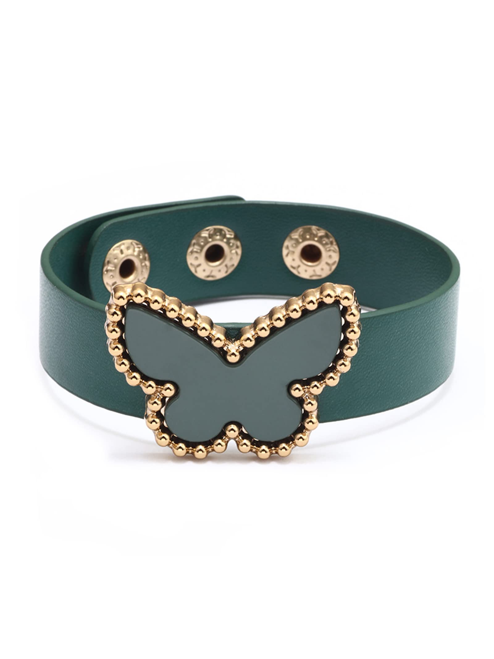 Handmade Black Leather Cuff Bracelet for Women & Men - Studded Boho Wrap Bracelet with Double Strand Design | Perfect for Casual Wear, Festivals & Gift Giving
