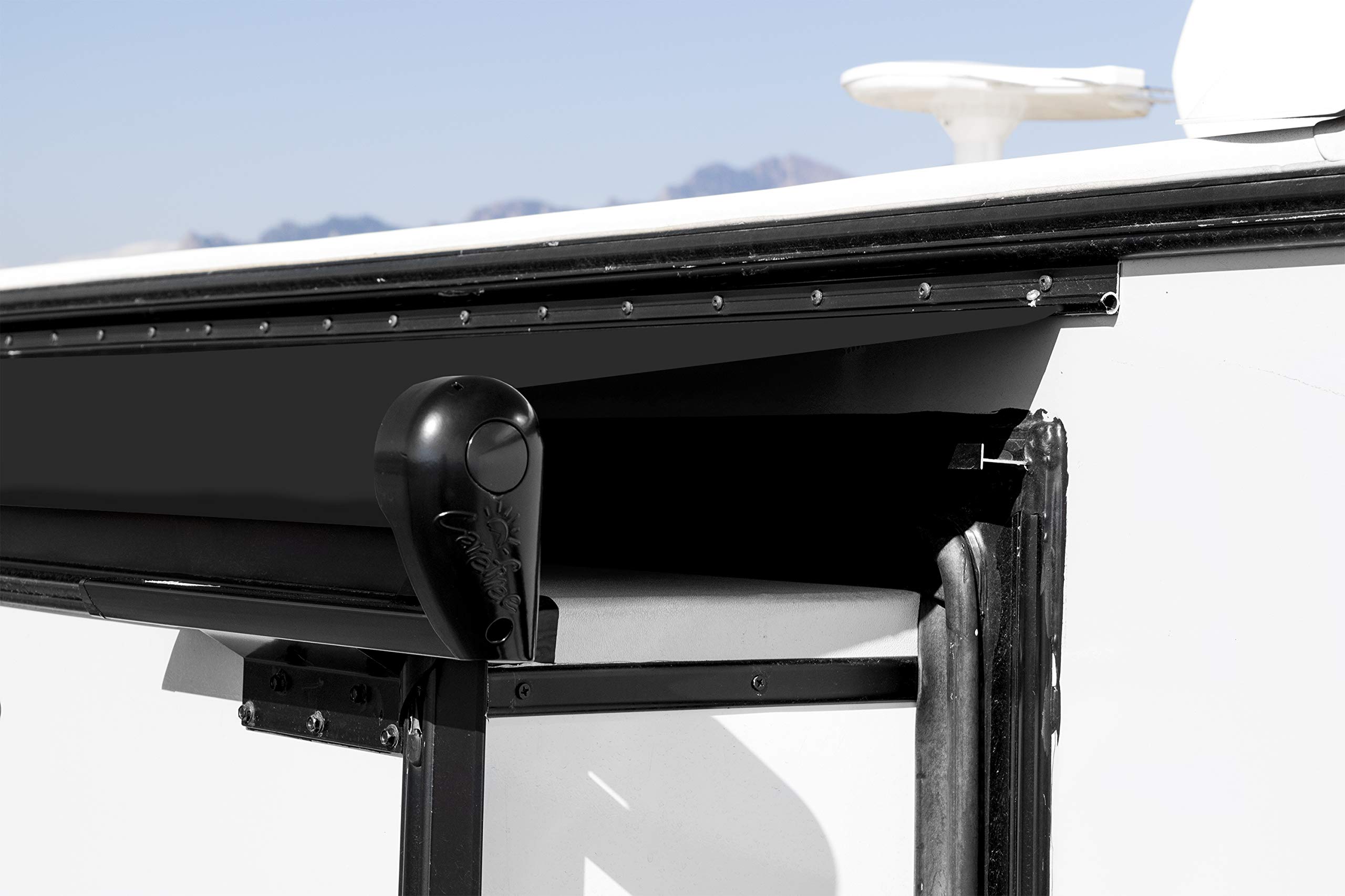 CAREFREE/CO. HI0966262TR 96-Inch Alpine Slide Out RV Awning Cover - Black - Durable Protection for RV Slide Outs in All Weather Conditions