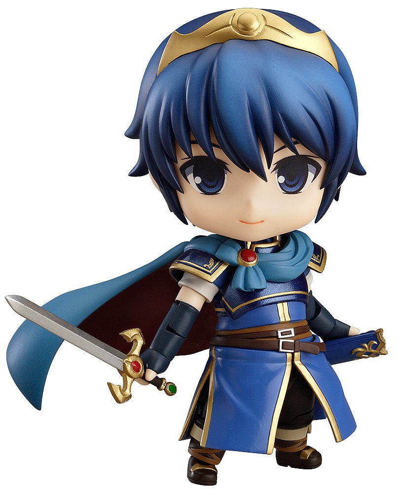 Good Smile Fire Emblem: New Mystery of The Emblem Marth Nendoroid Action Figure - Collectible Anime Character Model for Display & Gaming Enthusiasts