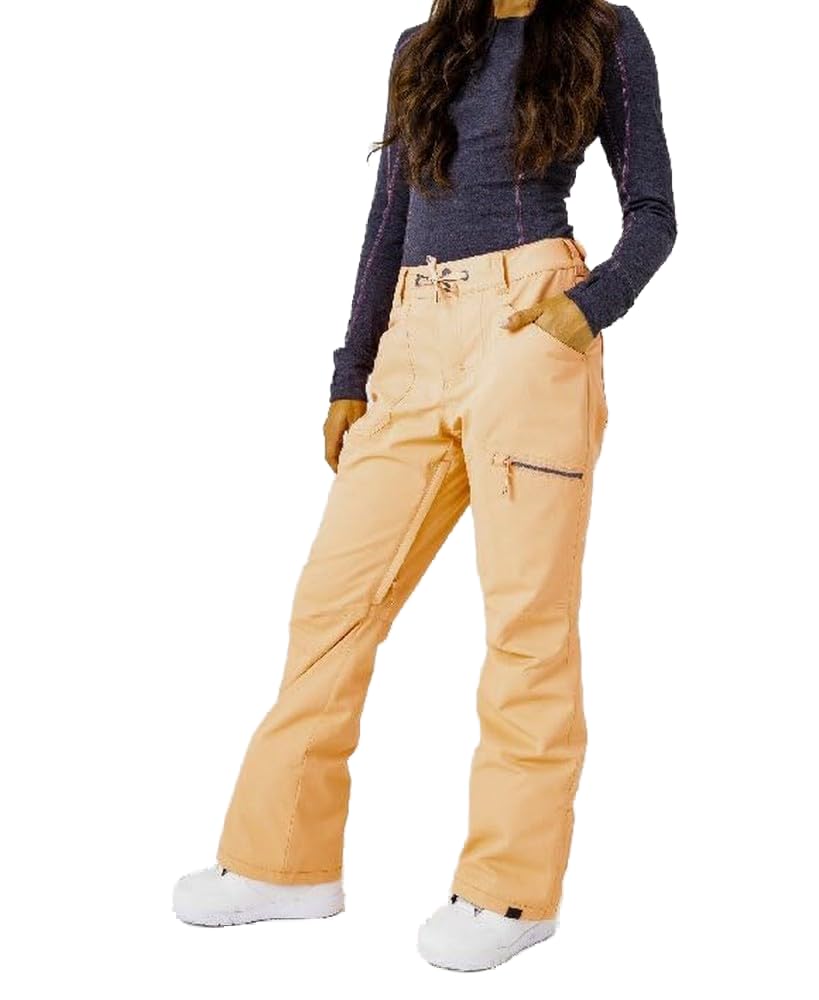 Roxy Women's Tailored Waterproof Ski Pants - Insulated Winter Snow Pants for Skiing & Snowboarding | Perfect for Cold Weather & Outdoor Adventures
