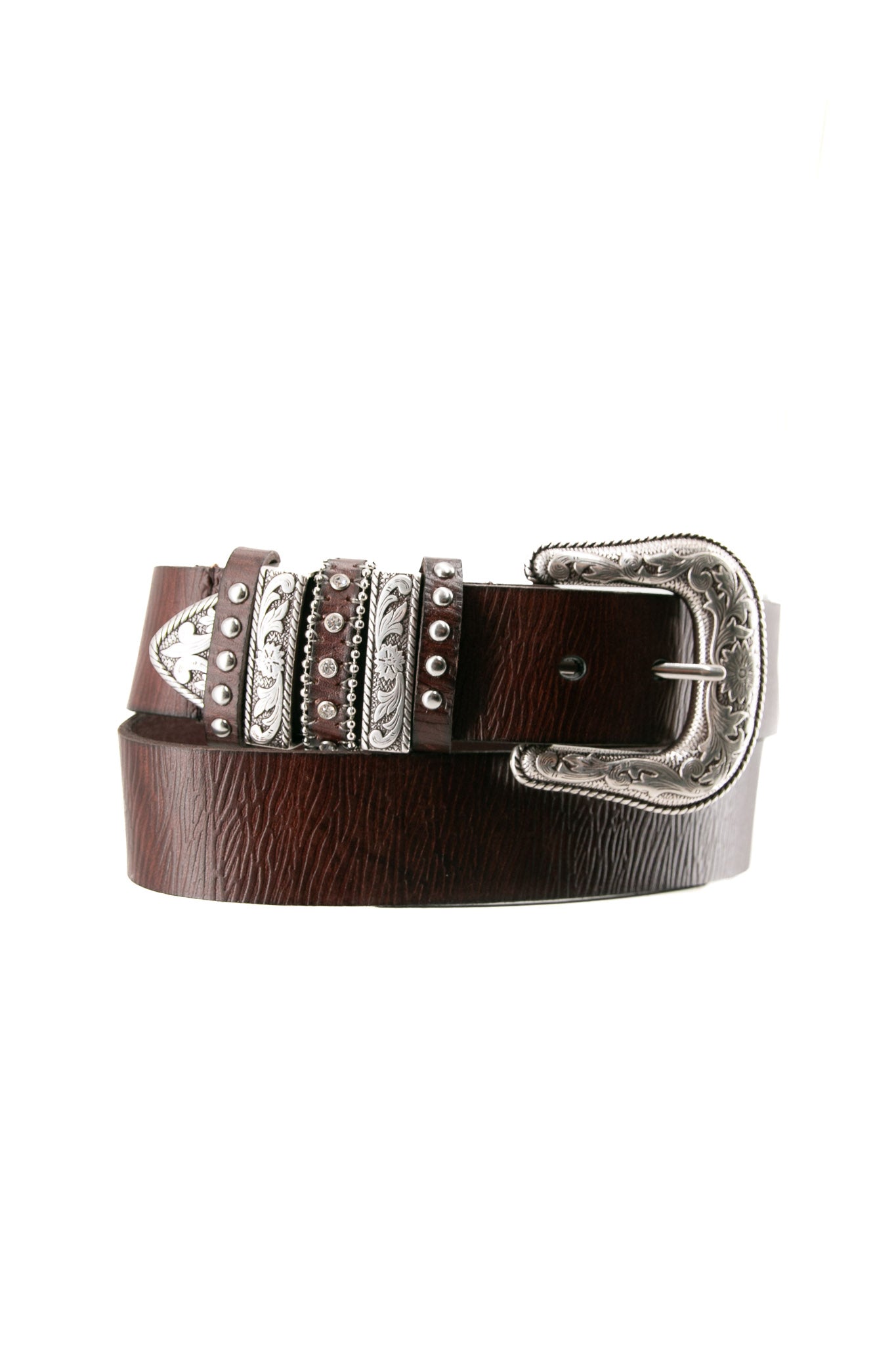 Nocona Genuine Leather Cowgirl Belt with Embossed Design - Western Style Fashion Accessory for Women, Perfect for Rodeo, Horseback Riding & Country Outfits