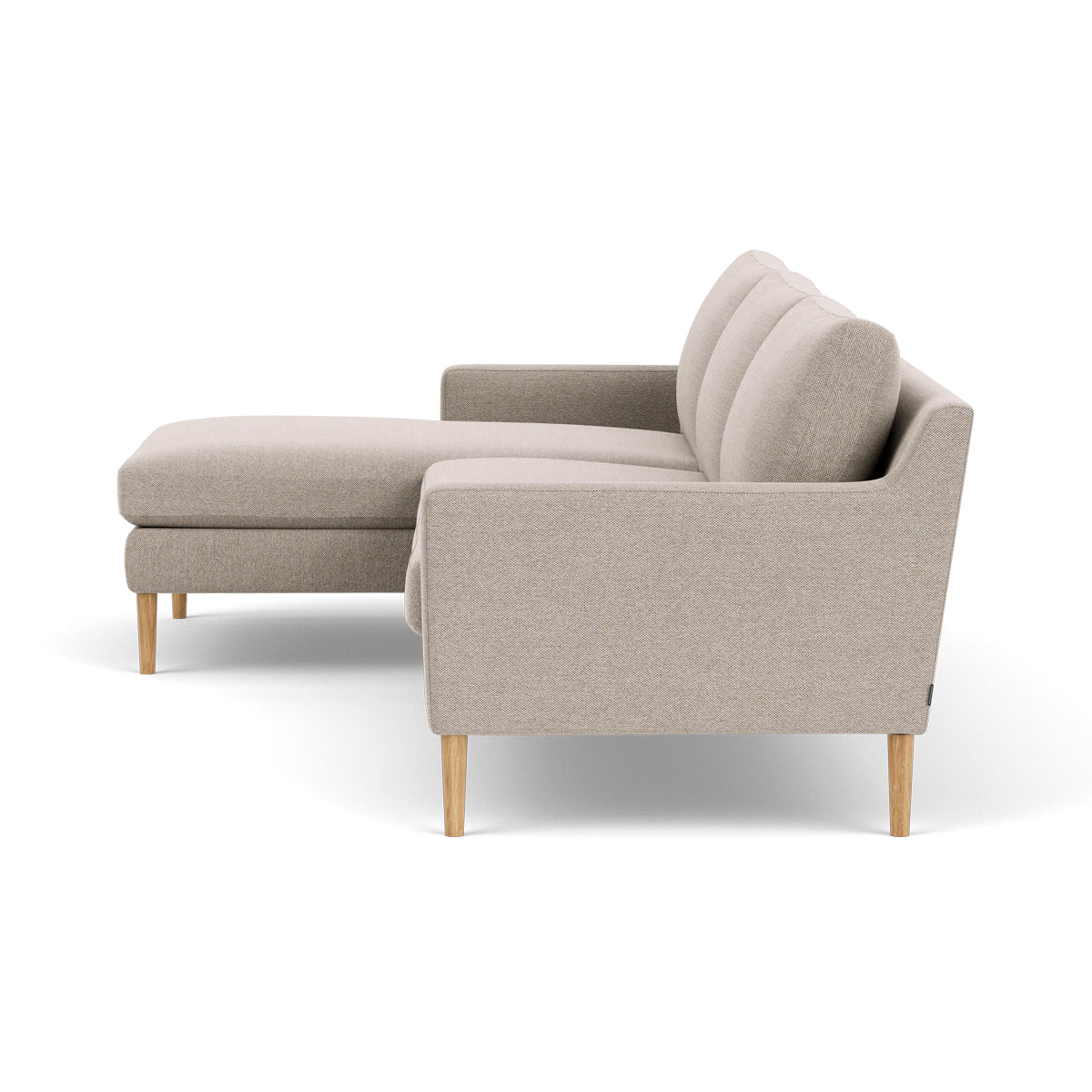 Astha Fabric Left Chaise Sofa - Modern L-Shaped Sectional Couch with Reversible Design for Living Room, Lounge & Home Theater Comfort