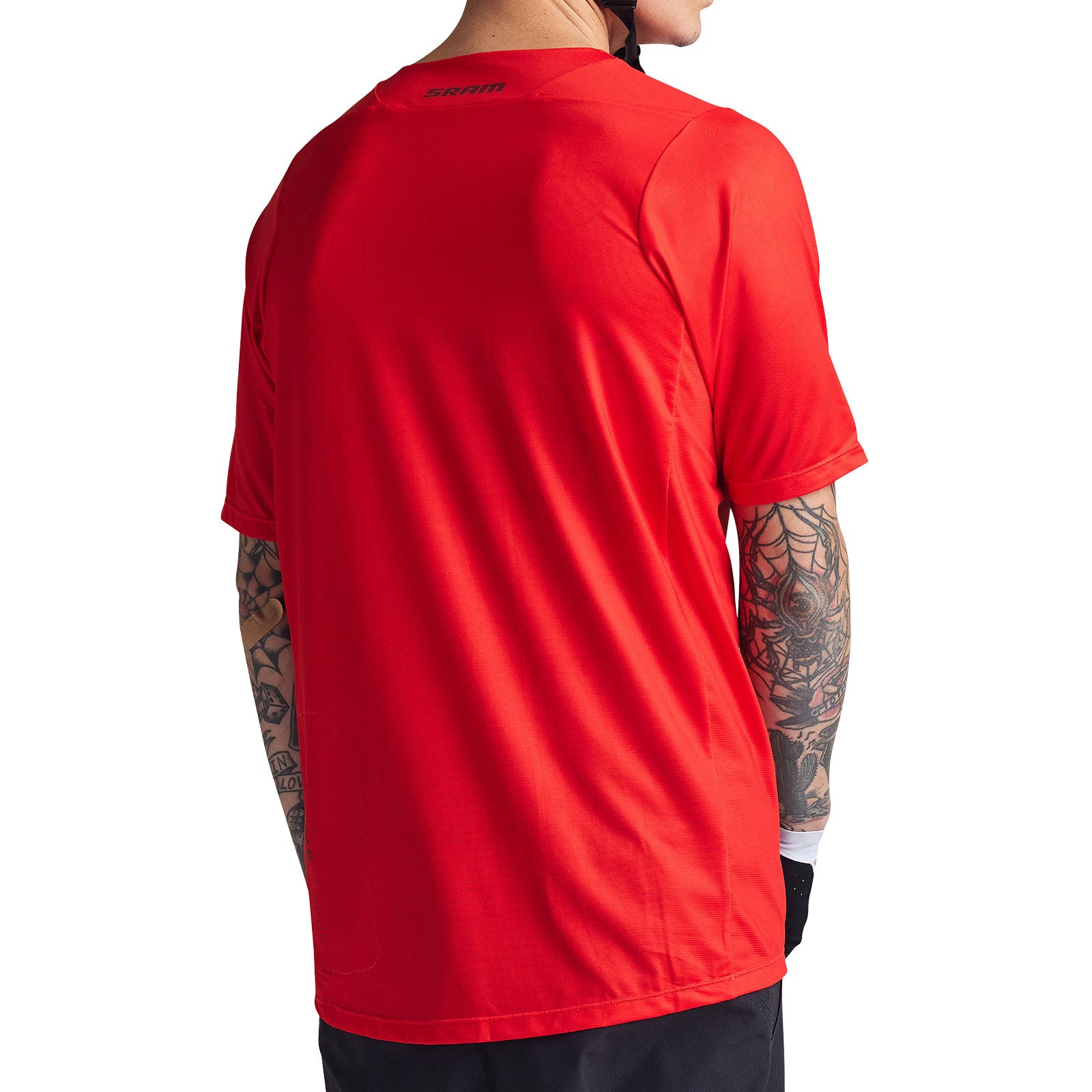 SRAM Eagle One Fiery Red Mountain Bike Jersey - High Performance Cycling Apparel for Trail Riding & Outdoor Adventures