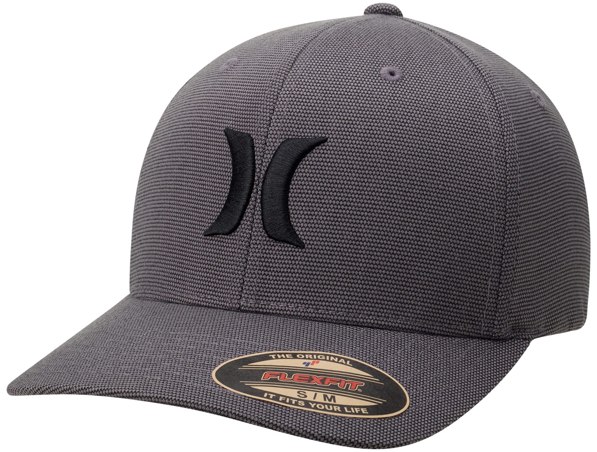 Hurley Men's One & Only Flexfit Baseball Cap - Adjustable Fitted Hats for Men (S-XL) - Perfect for Outdoor Sports, Casual Wear & Sun Protection