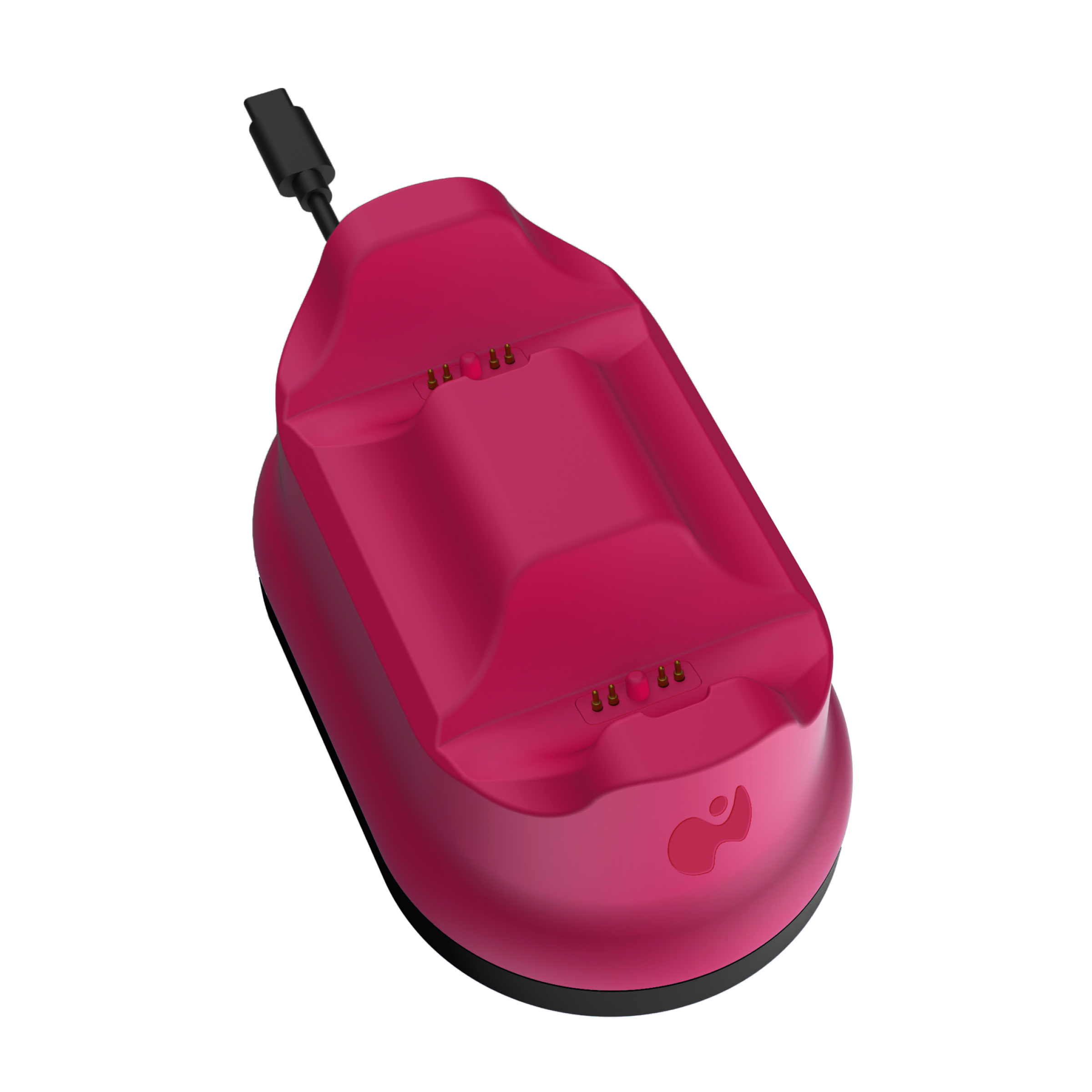 METAVOLT Dual Rapid Charger for PS5 Controller - Fast Charging Dock Station with LED Indicator, Scarlet Red - Perfect for Gaming Sessions & Multiplayer Setup