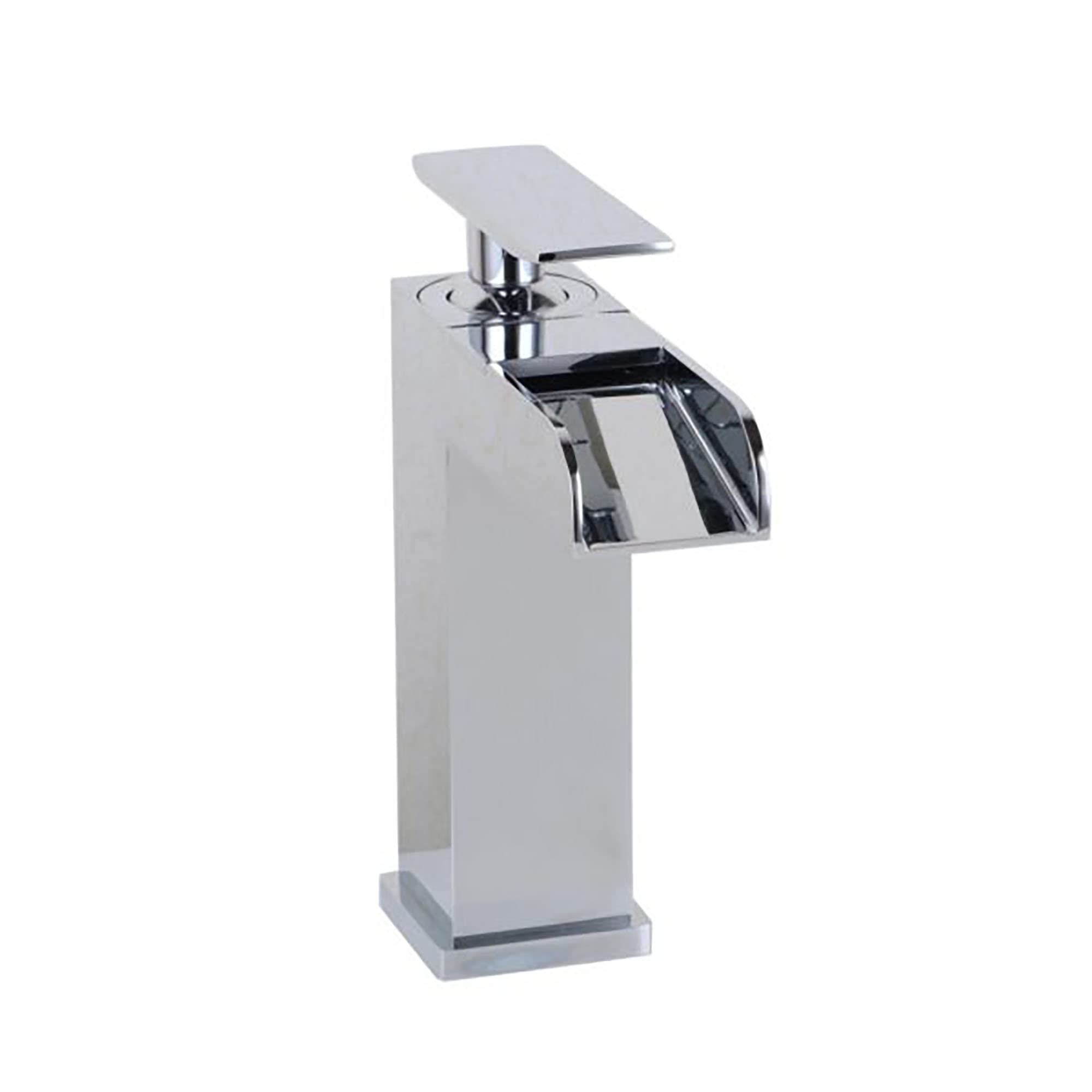 Legion Furniture UPC Faucet with Drain - Chrome/Brass Finish for Bathroom Sink or Kitchen Installation