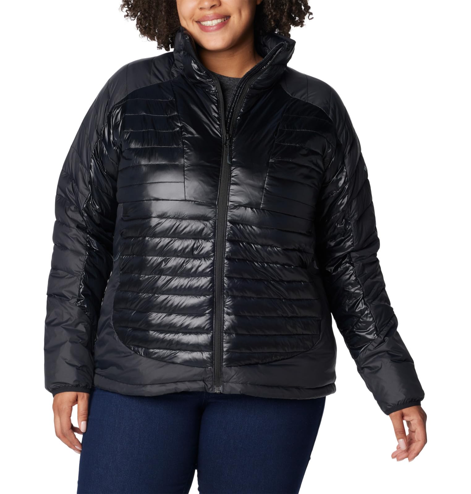 Columbia Women's Labyrinth Loop Waterproof Hiking Jacket - Lightweight Windproof Raincoat for Outdoor Adventures (Bright Color) - Perfect for Hiking, Camping & Travel