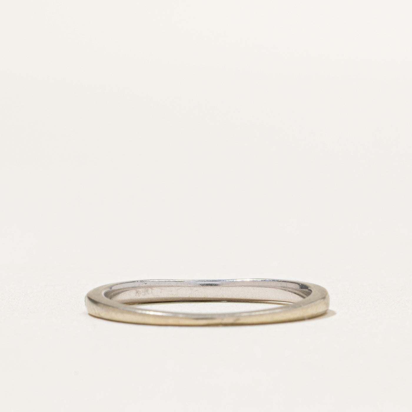 Semi Eternity Diamond Contour Wedding Band Ring - 0.13 Carat Total Weight (ctw) - Size 5.5 - Perfect for Anniversary, Engagement & Bridal Jewelry Gifts