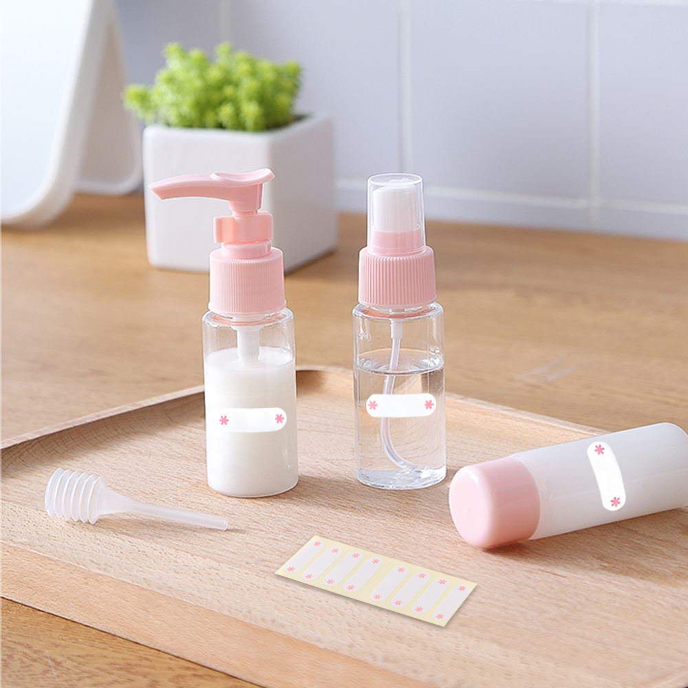 JB Export Portable Travel Cosmetic Bottles - Leak-Proof Plastic Squeeze Spray Bottles for Makeup, Toiletries & Liquid Storage | Perfect for Travel, Gym & Daily Organizing