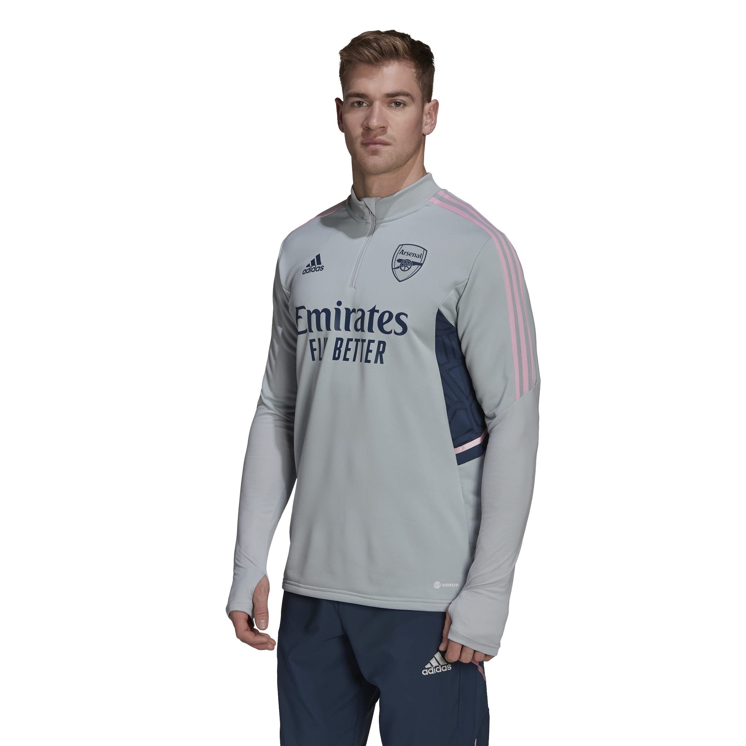 Adidas Men's AFC Track Top Jacket - Lightweight Running & Training Hoodie for Gym, Jogging & Casual Wear