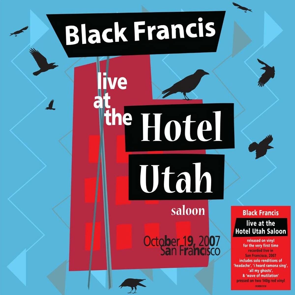 Live At The Hotel Utah Saloon Red - Vintage Concert Recording | Classic Rock Music Album | Perfect for Music Collectors & Vinyl Enthusiasts