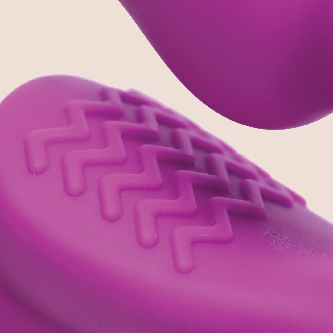 Vibrating Strapless Silicone Strap-On Dildo for Couples - Hands-Free Strap U Design for Enhanced Pleasure - Perfect for Lesbian, Solo, and Couples Play