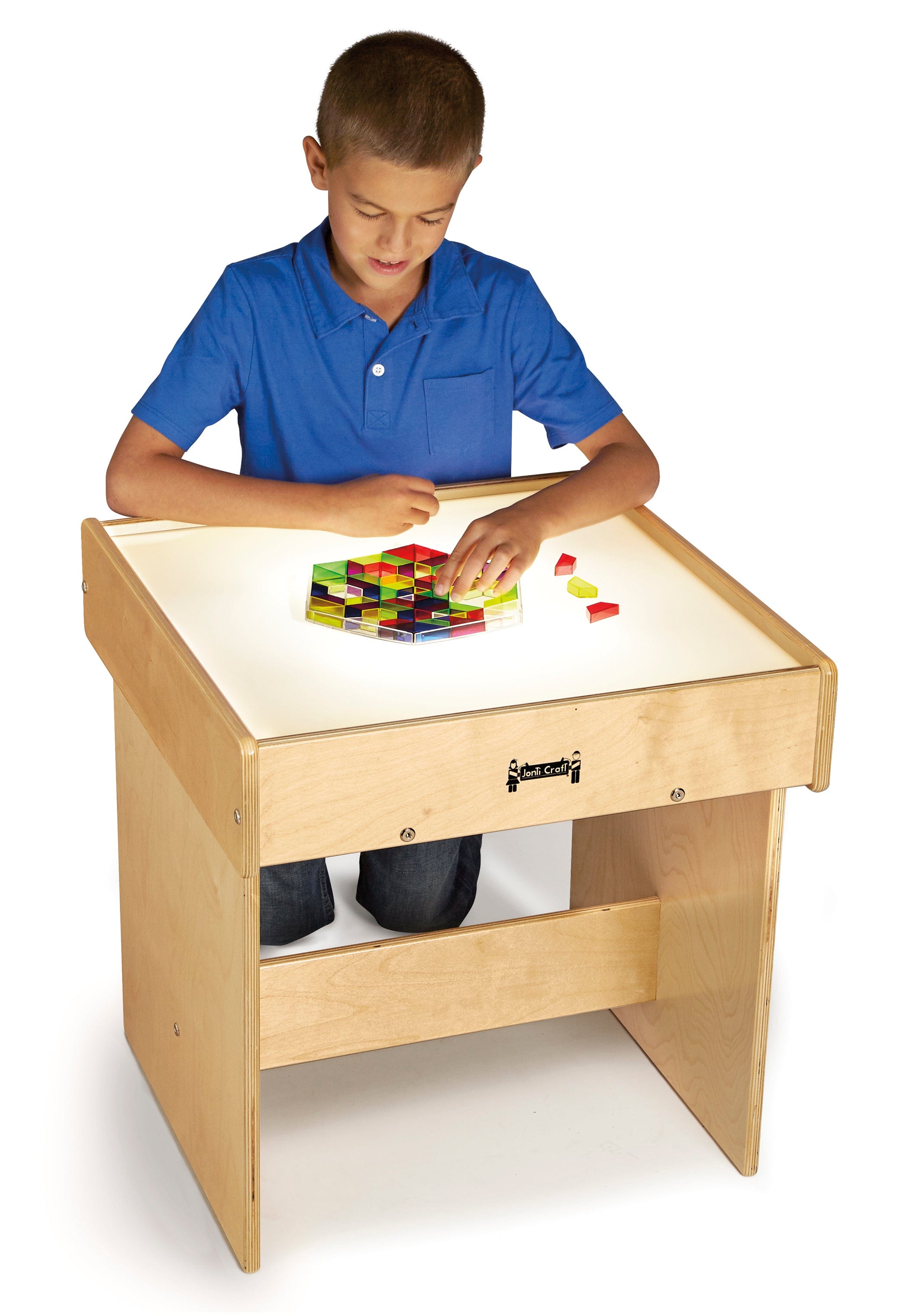 Jonti Craft Light Box Table - Kids Art & Learning Activity Table for Tracing, Drawing & Sensory Play - Perfect for Preschool, Classroom & Homeschool Use