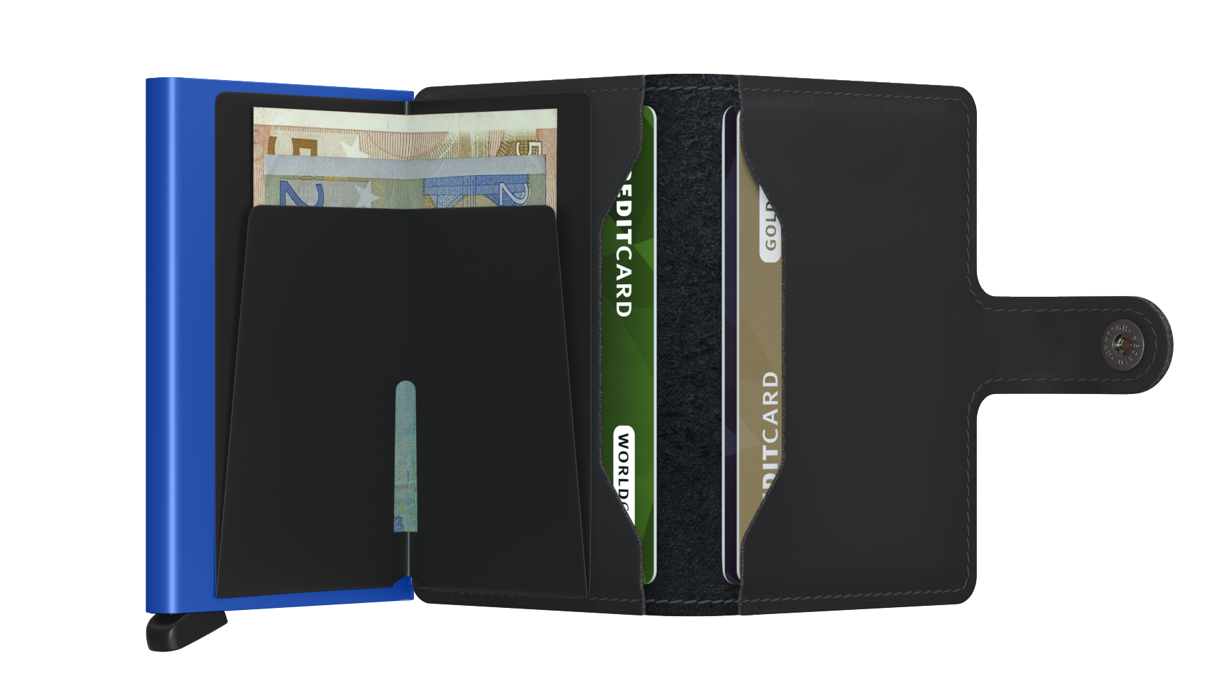 SECRID Miniwallet Matte - Slim RFID Blocking Leather Wallet for Men & Women | Perfect for Travel, Business & Everyday Use