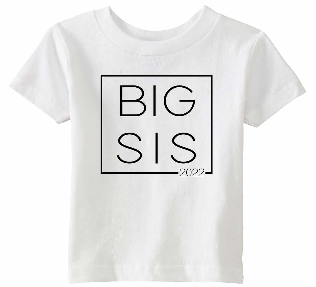 South Horizon Big Sister 2022 Gift Box - Cute Infant & Toddler T-Shirt for Sibling Love - Perfect Baby Shower, Birthday & Big Sister Announcement Gift